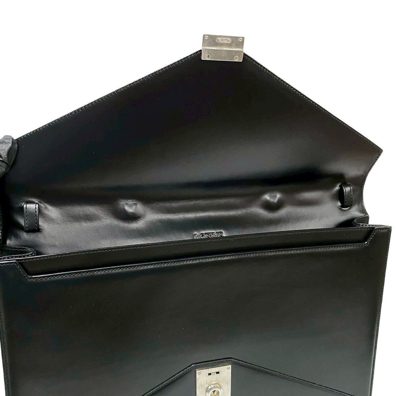Loewe Loewe Shoulder Bag Black Leather Size ONE SIZE - 9 Thumbnail