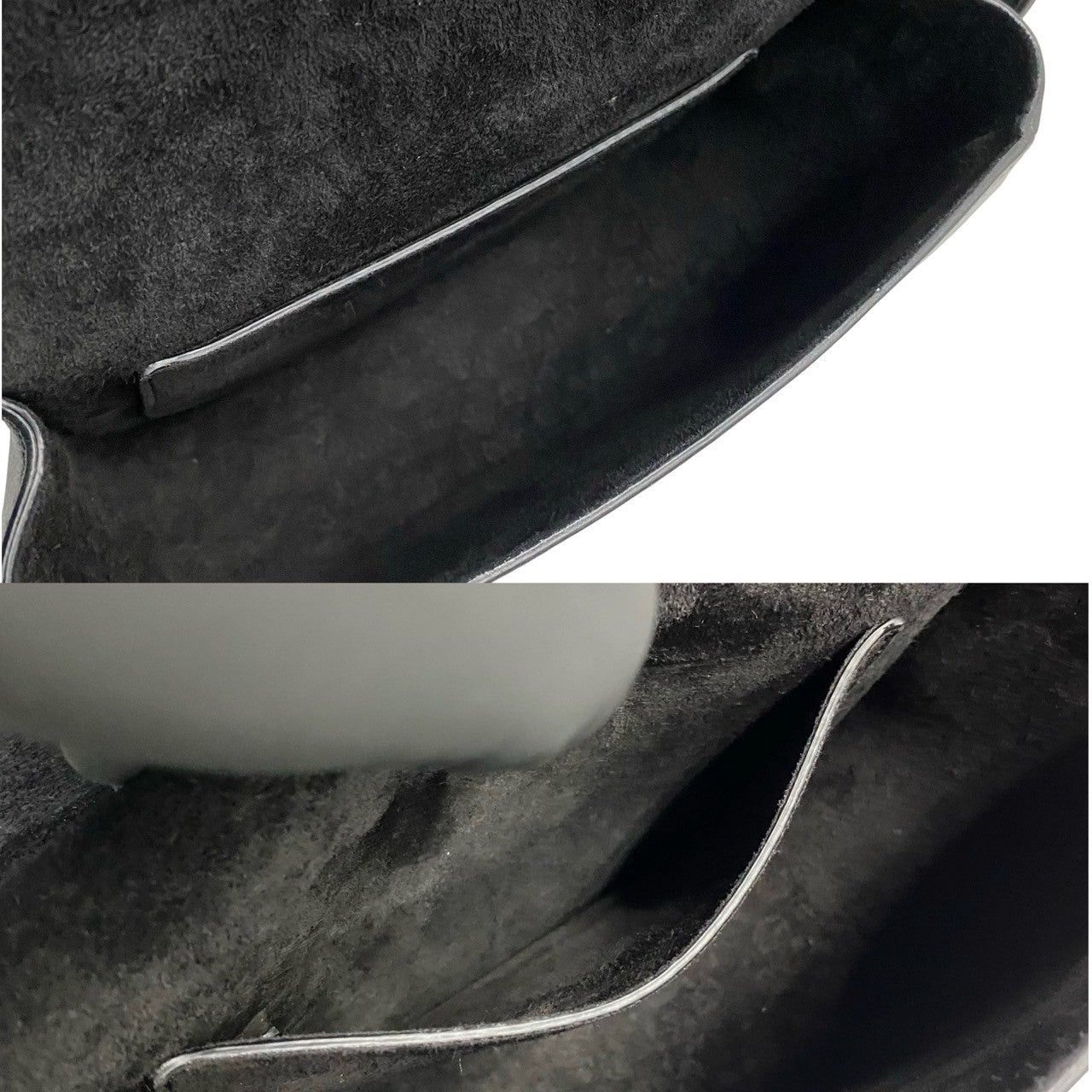 Celine Celine Black Leather Size ONE SIZE - 9 Thumbnail
