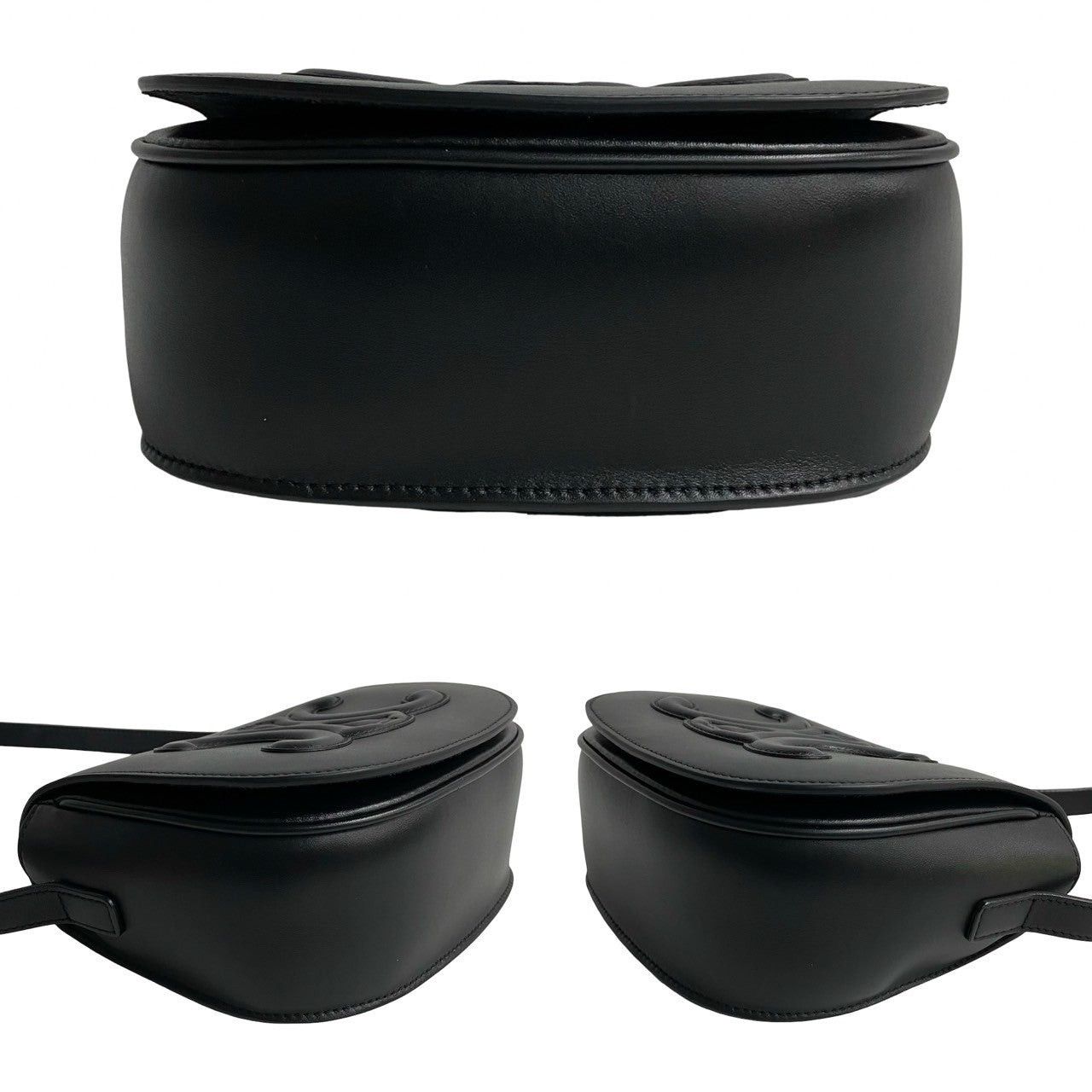 Celine Celine Black Leather Size ONE SIZE - 6 Thumbnail