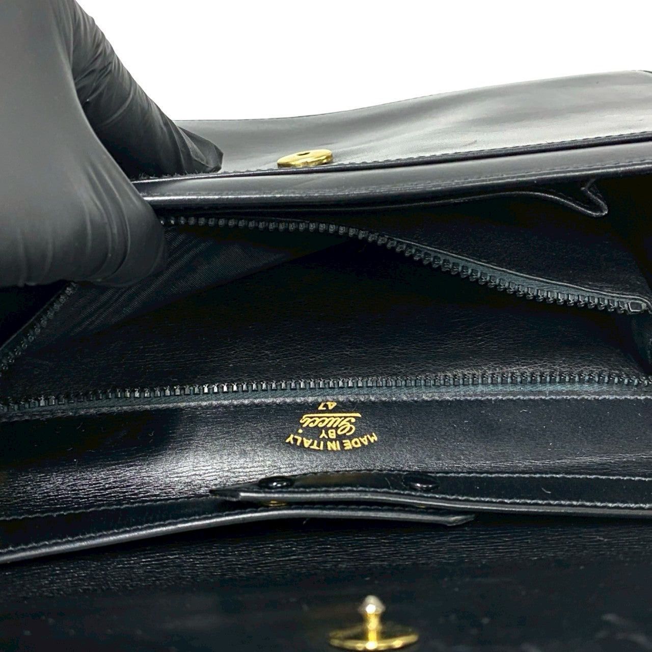 Gucci Gucci Shoulder Bag Black Leather Size ONE SIZE - 9 Thumbnail