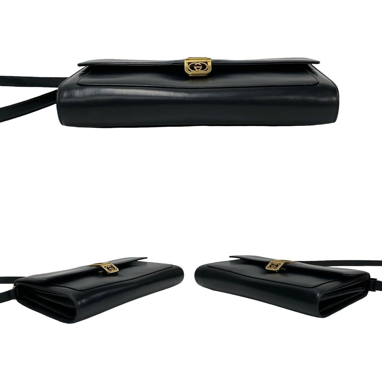 Gucci Gucci Shoulder Bag Black Leather Size ONE SIZE - 6 Thumbnail