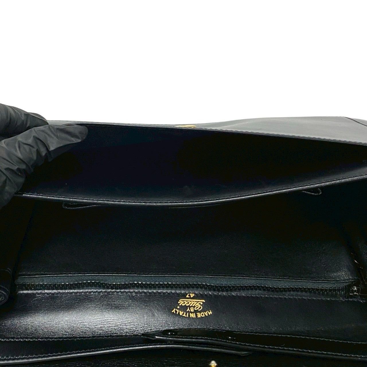 Gucci Gucci Shoulder Bag Black Leather Size ONE SIZE - 8 Thumbnail