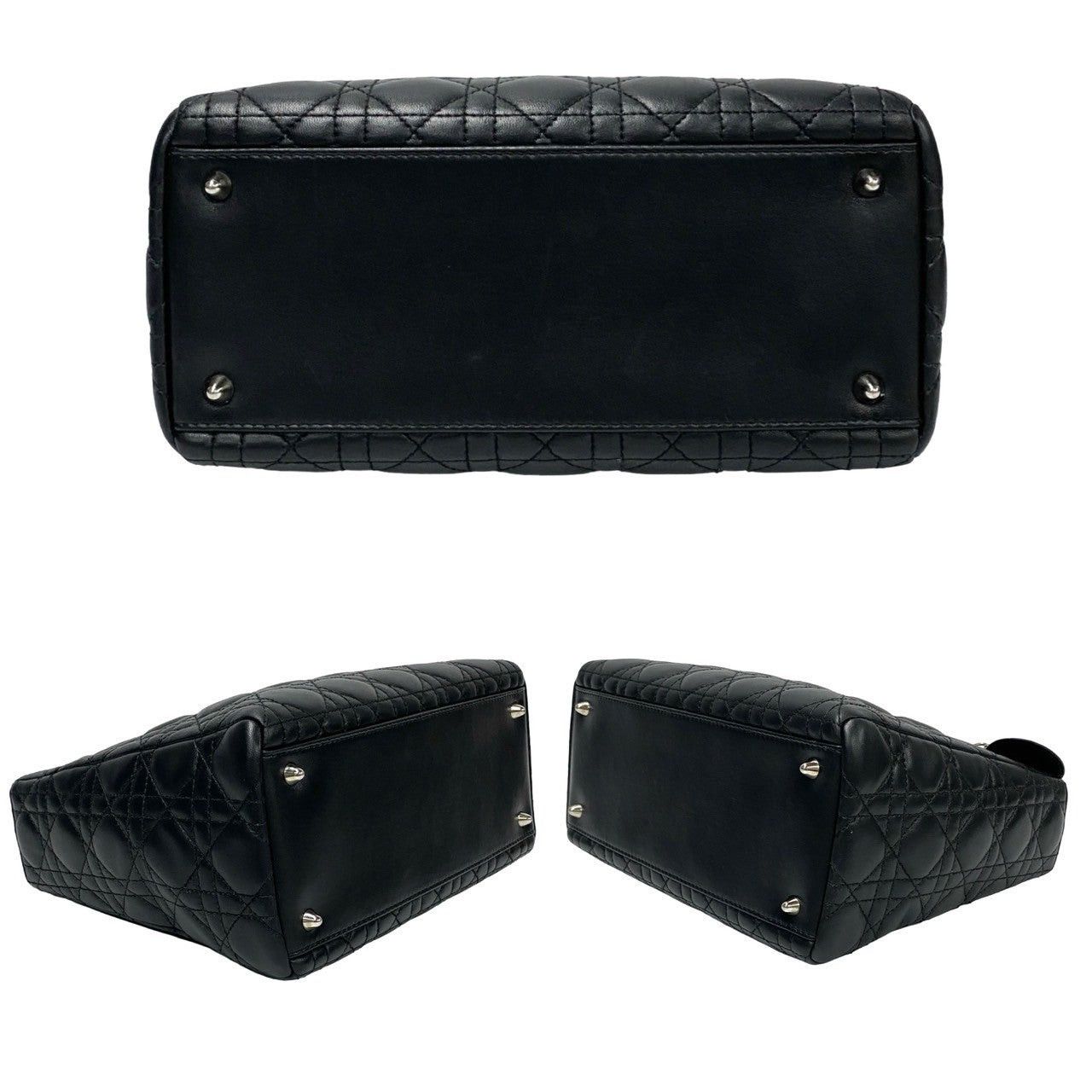 Dior Dior Handbag Black Leather Size ONE SIZE - 6 Thumbnail