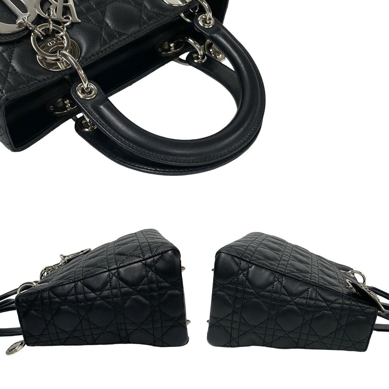 Dior Dior Handbag Black Leather Size ONE SIZE - 5 Thumbnail