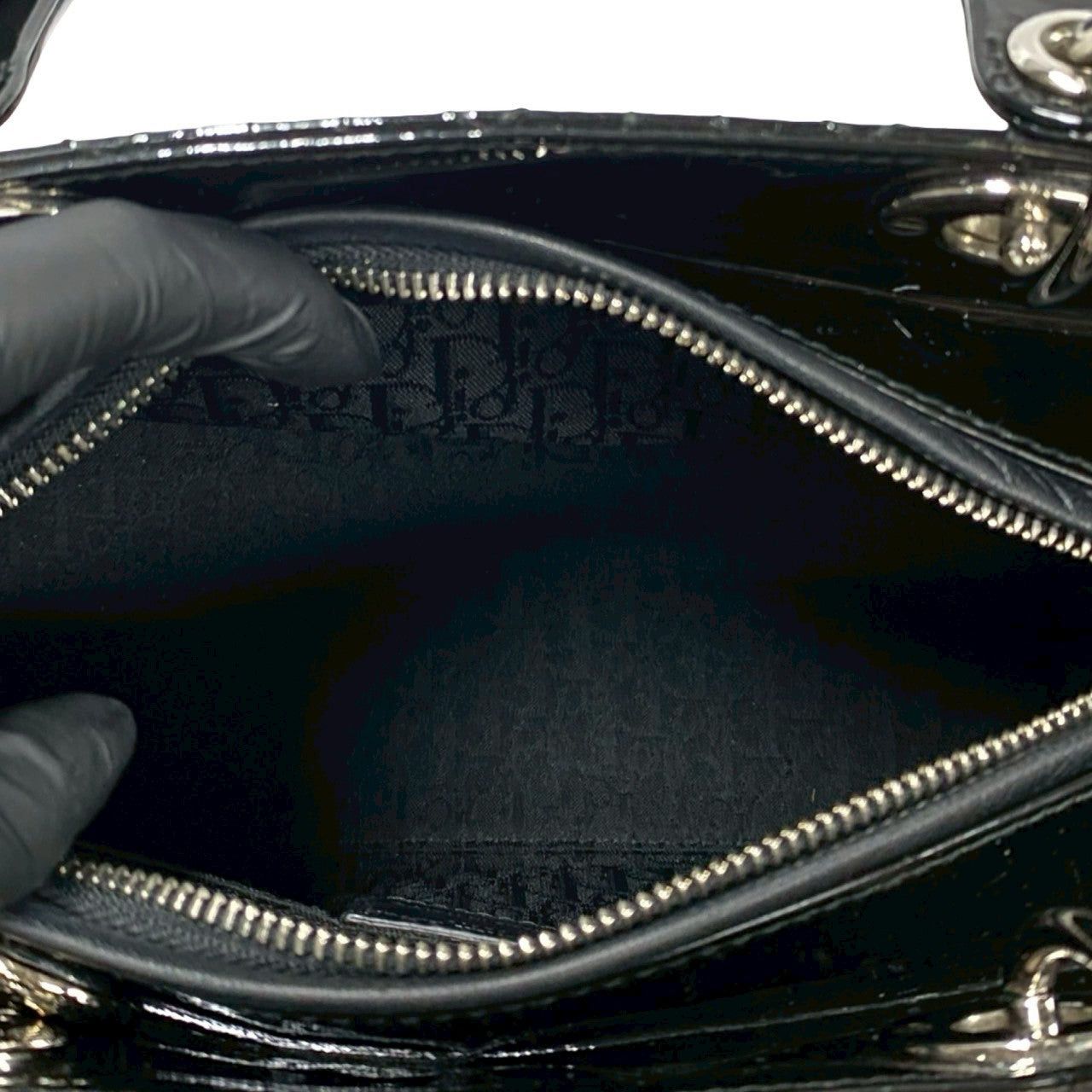 Dior Dior Handbag Black Leather Size ONE SIZE - 8 Thumbnail