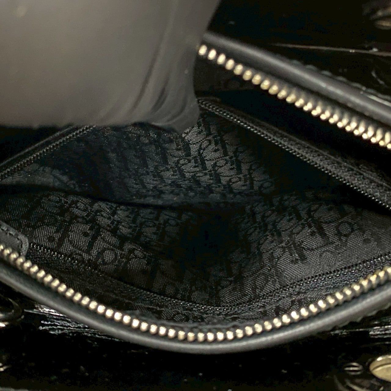 Dior Dior Handbag Black Leather Size ONE SIZE - 9 Thumbnail
