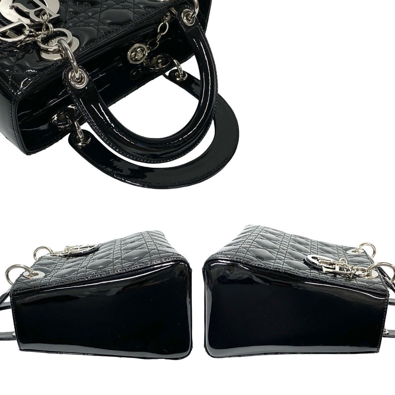 Dior Dior Handbag Black Leather Size ONE SIZE - 5 Thumbnail