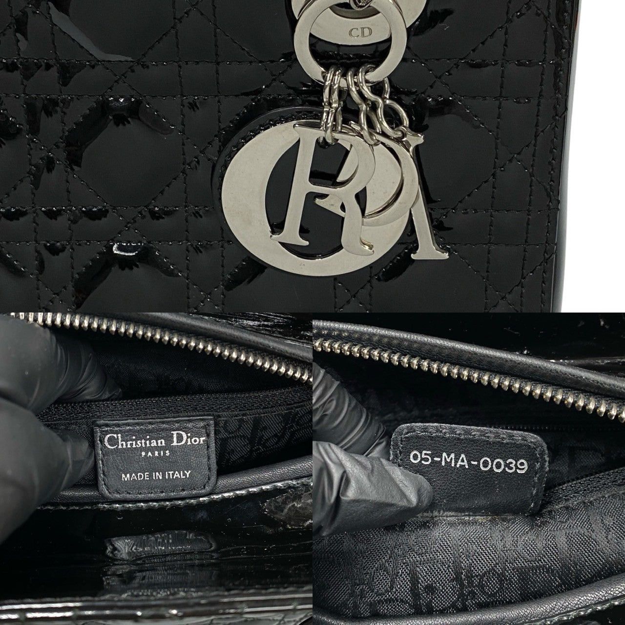 Dior Dior Handbag Black Leather Size ONE SIZE - 3 Thumbnail