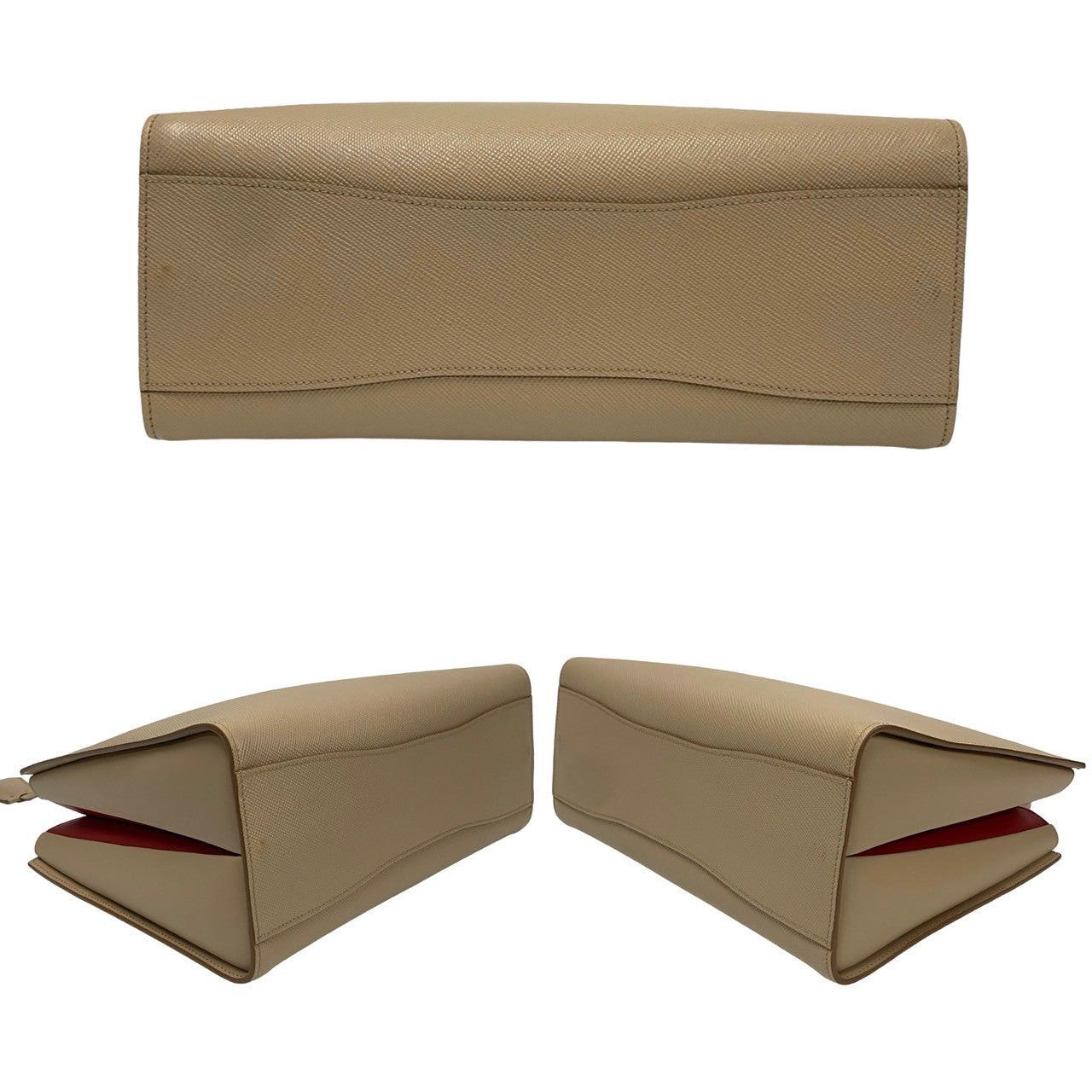 Prada Prada Shoulder Bag Neutrals Leather Size ONE SIZE - 6 Thumbnail