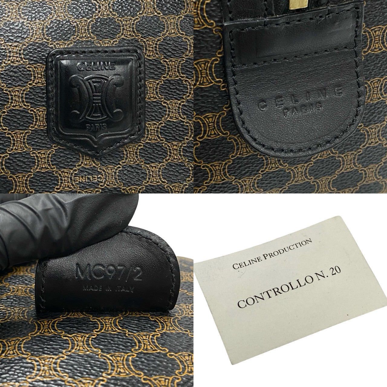 Celine Celine Handbag Black Leather Size ONE SIZE - 3 Thumbnail