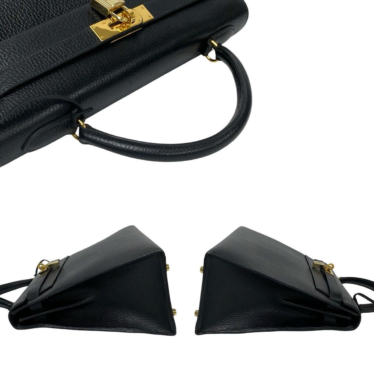 Hermes Hermes Shoulder Bag Black Leather Size ONE SIZE - 5 Thumbnail