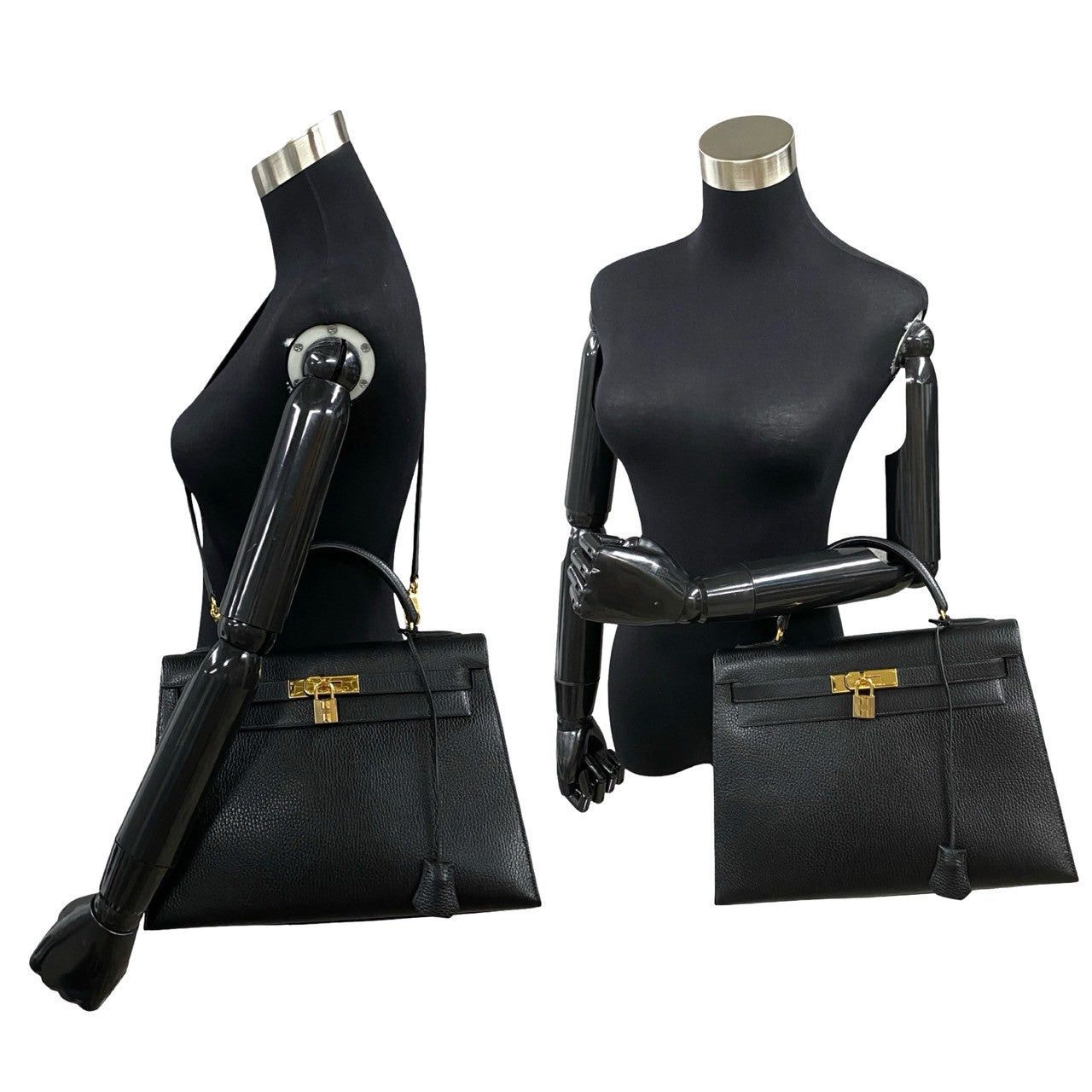 Hermes Hermes Shoulder Bag Black Leather Size ONE SIZE - 2 Thumbnail