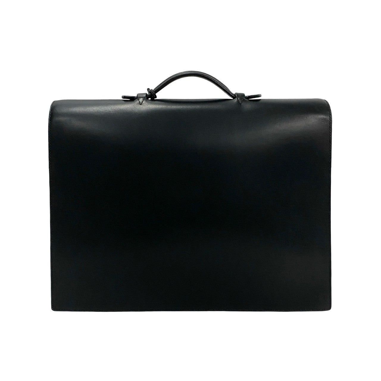 Hermes Hermes Handbag Black Leather Size ONE SIZE - 4 Thumbnail