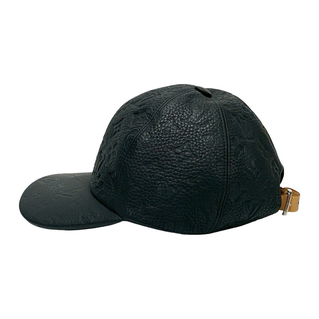 Louis Vuitton Louis Vuitton Hat Black Leather Size ONE SIZE - 4 Thumbnail