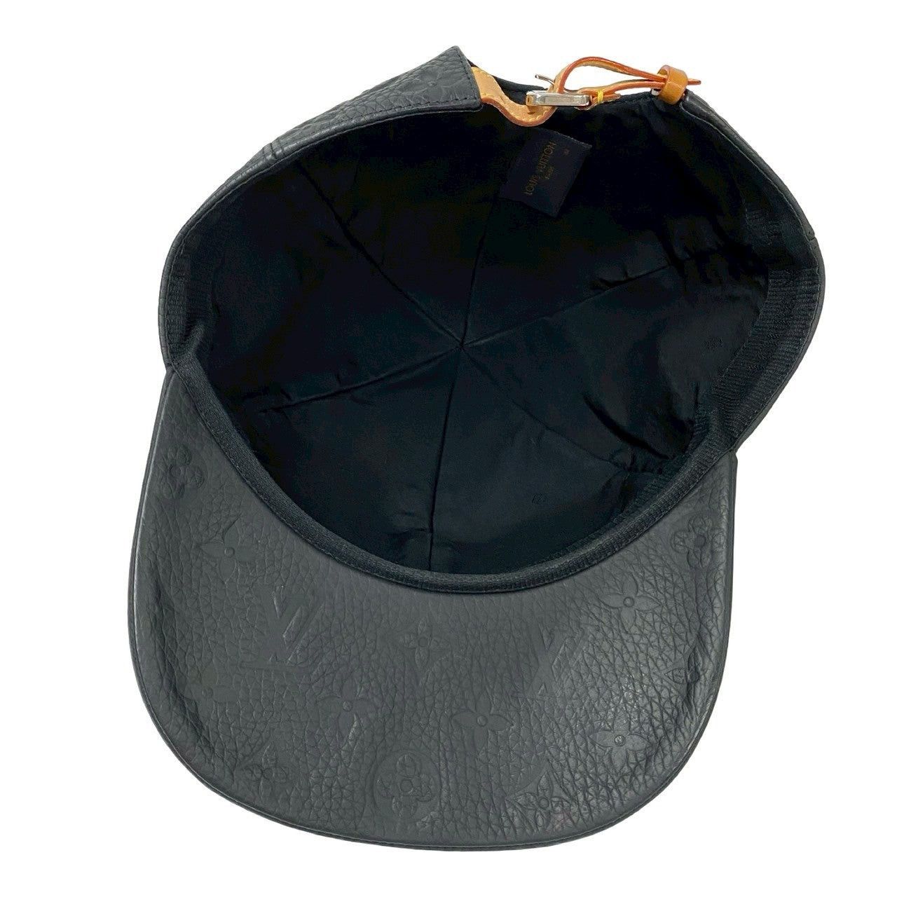 Louis Vuitton Louis Vuitton Hat Black Leather Size ONE SIZE - 6 Thumbnail