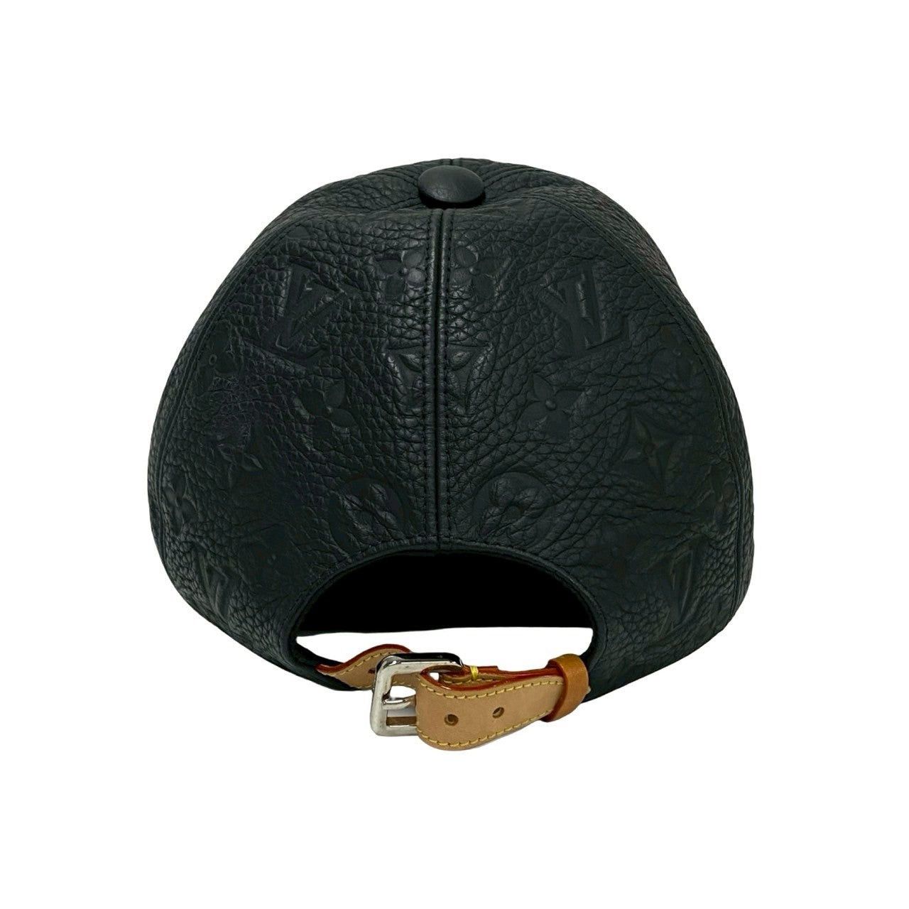 Louis Vuitton Louis Vuitton Hat Black Leather Size ONE SIZE - 3 Thumbnail