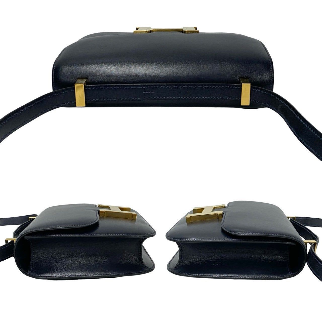 Hermes Hermes Shoulder Bag Blue Leather Size ONE SIZE - 5 Thumbnail