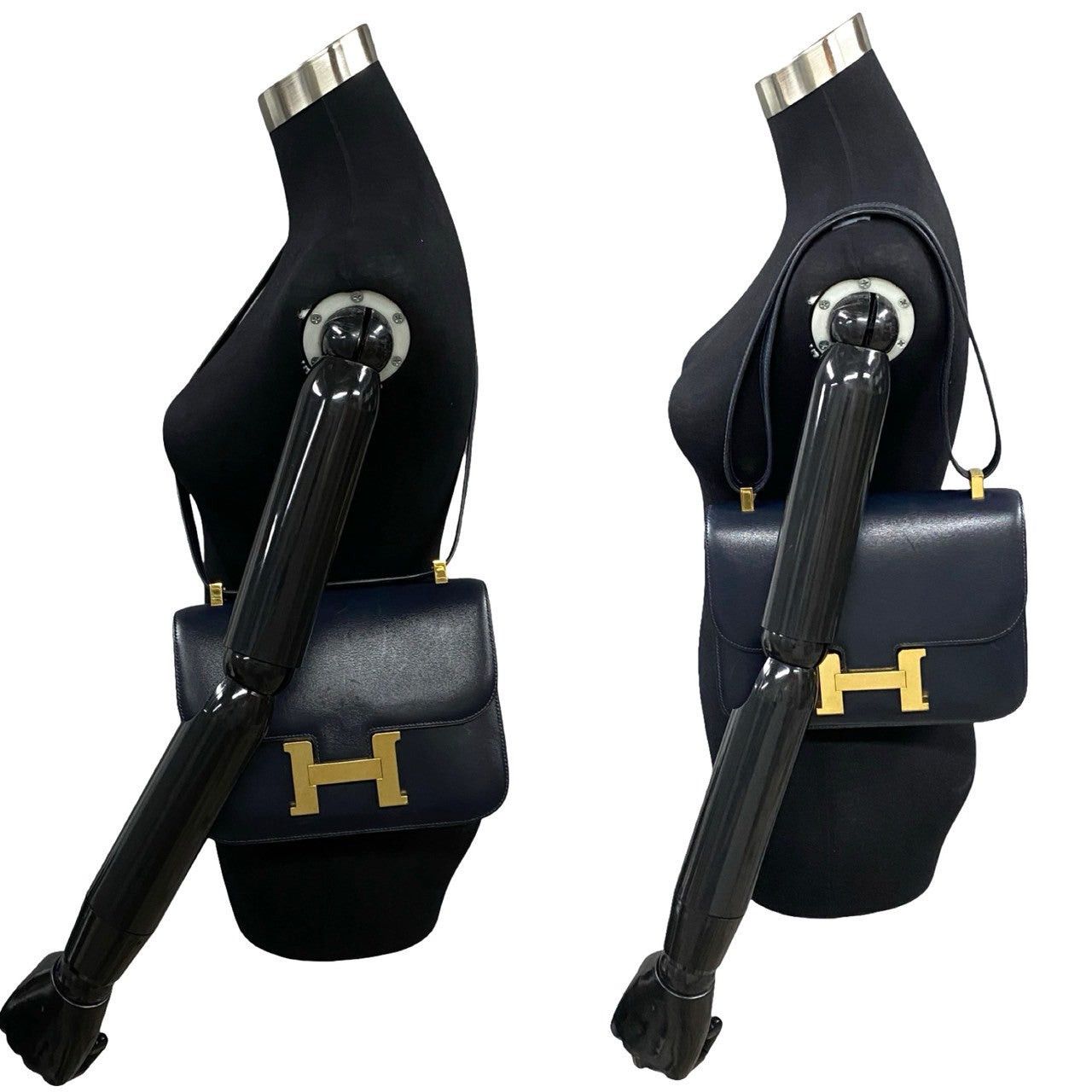 Hermes Hermes Shoulder Bag Blue Leather Size ONE SIZE - 2 Thumbnail