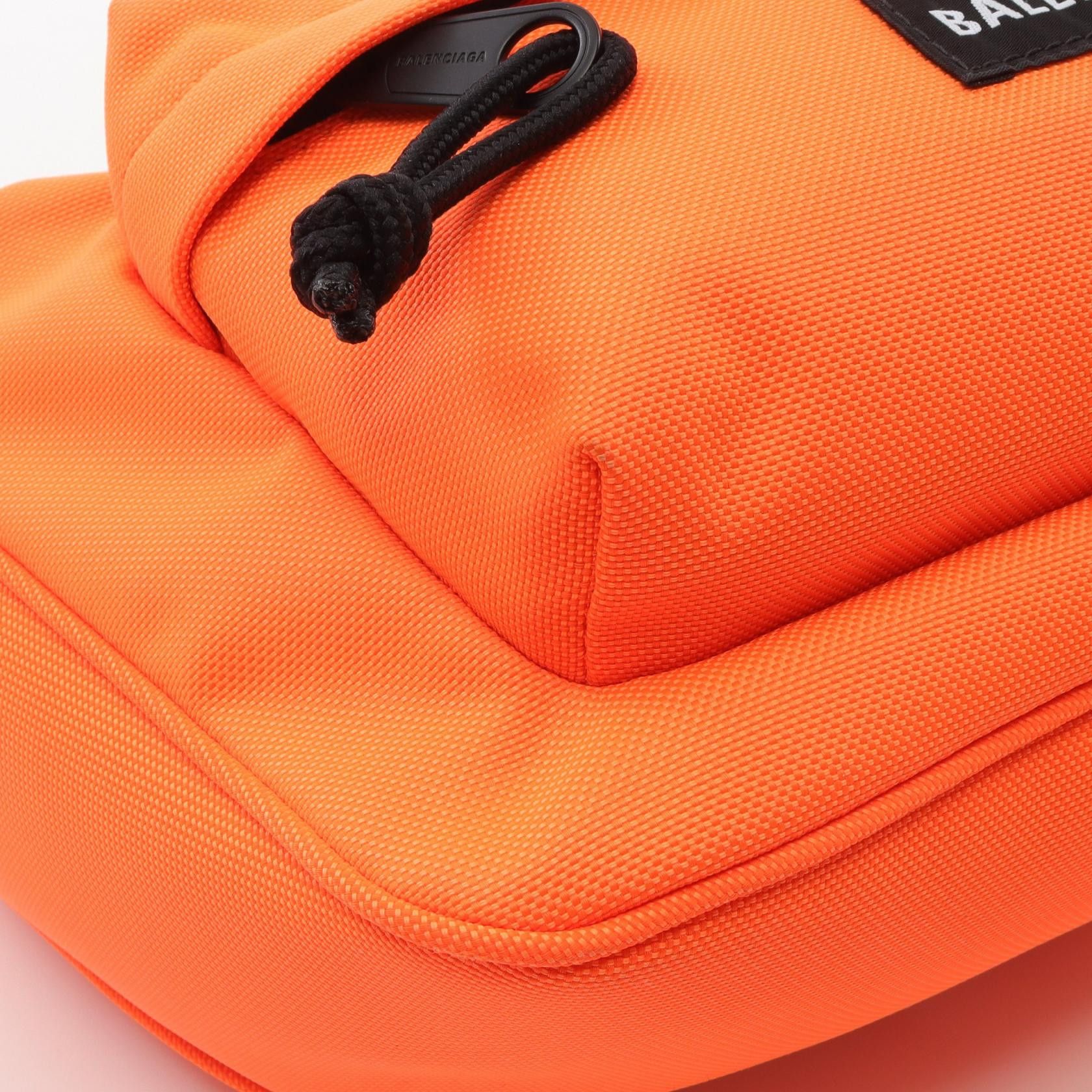 Balenciaga Balenciaga Raver Labor Medium Chain Shoulder Bag Canvas Orange Size ONE SIZE - 6 Thumbnail