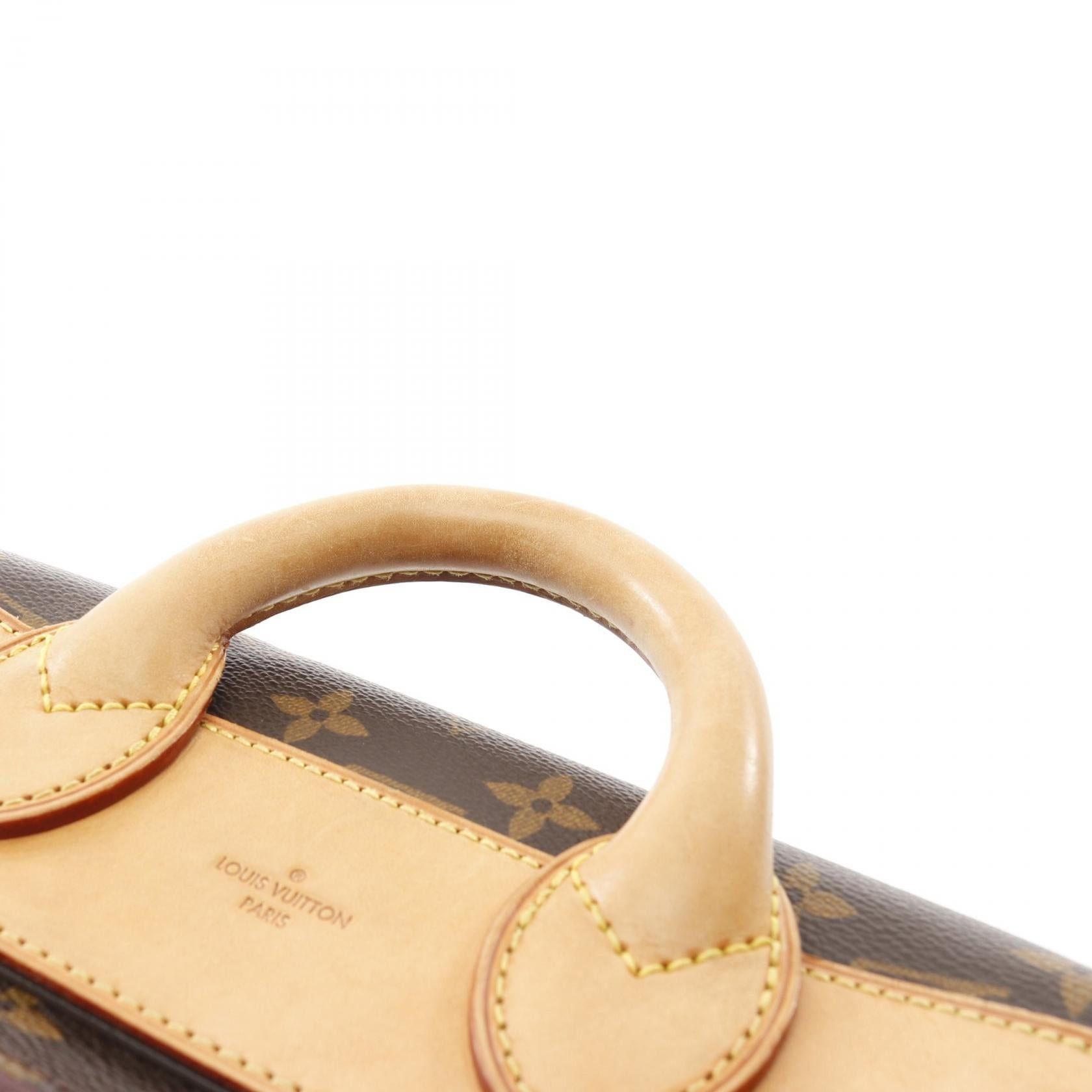 Louis Vuitton Louis Vuitton Eden Mm Monogram Oror Handbag Leather Brown Size ONE SIZE - 8 Thumbnail