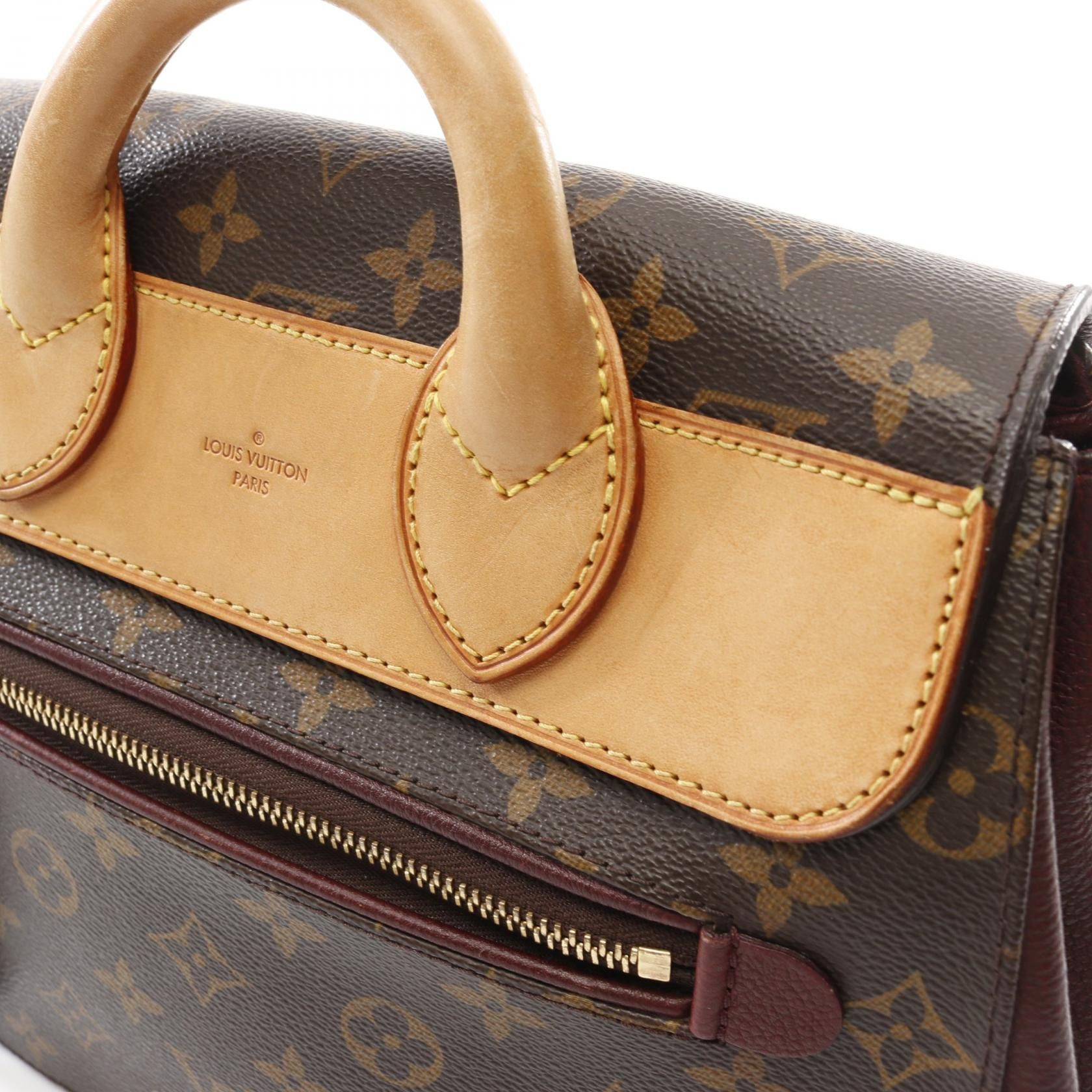Louis Vuitton Louis Vuitton Eden Mm Monogram Oror Handbag Leather Brown Size ONE SIZE - 9 Thumbnail