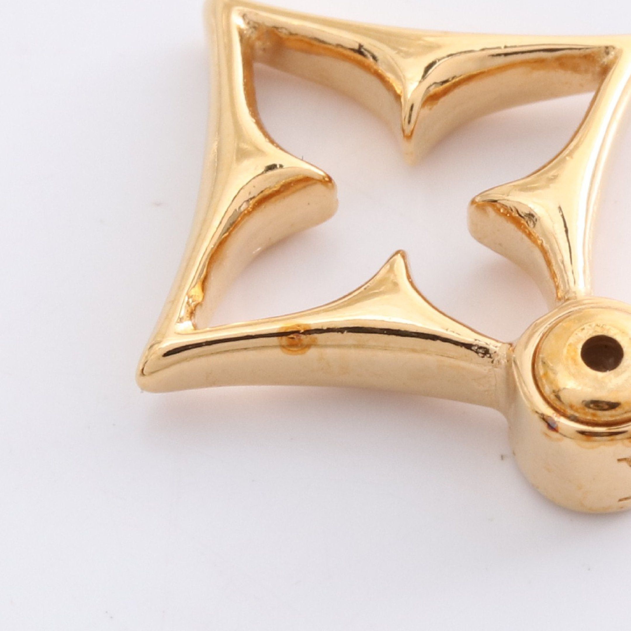 Louis Vuitton Louis Vuitton Bookle Dreille Puss Lv Flowergram Earrings Gp Gold Size ONE SIZE - 6 Thumbnail