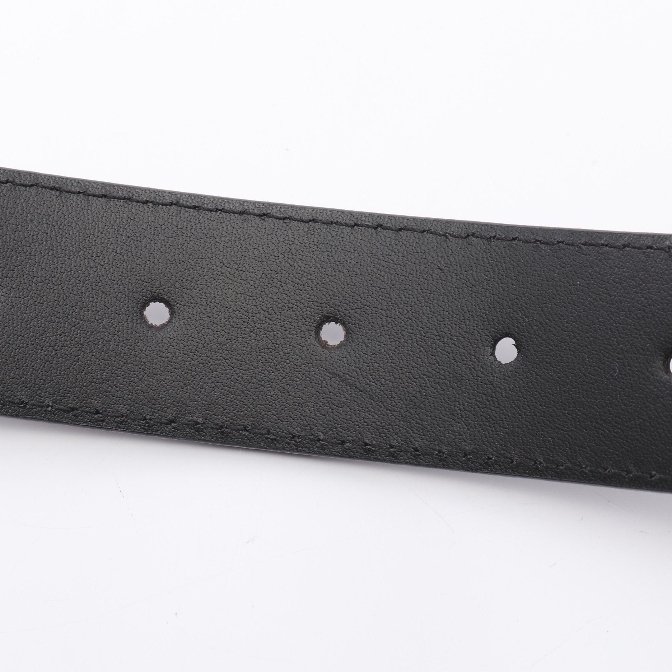 Louis Vuitton Louis Vuitton Ceinture Lv New Wave Belt Leather Black Multicolor Gold Hardware Size ONE SIZE - 6 Thumbnail