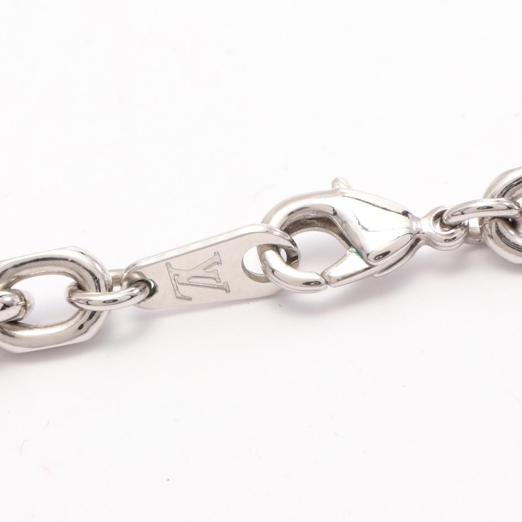 Louis Vuitton Louis Vuitton Lv Cable Necklace Silver Size ONE SIZE - 3 Thumbnail