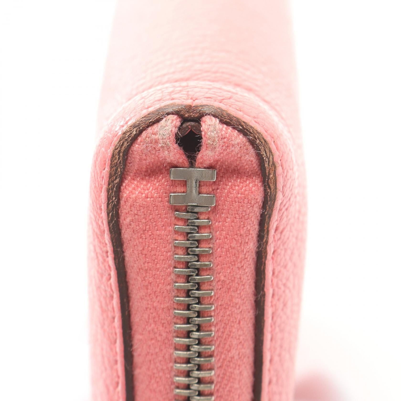 Hermes Hermes Remix Combine Rose Eté L-Shaped Zipper Long Wallet Chevre Pink Silver Hardware D Stamp Size ONE SIZE - 10 Thumbnail