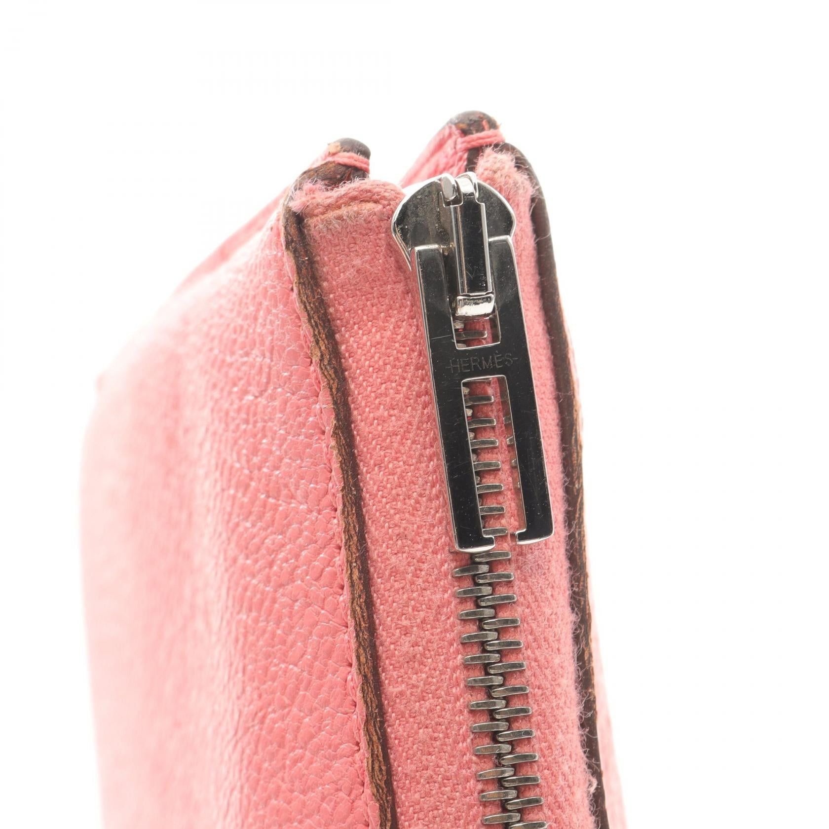 Hermes Hermes Remix Combine Rose Eté L-Shaped Zipper Long Wallet Chevre Pink Silver Hardware D Stamp Size ONE SIZE - 8 Thumbnail