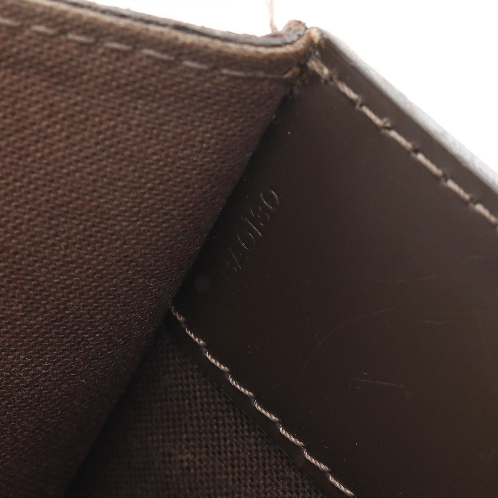 Louis Vuitton Louis Vuitton Robusto One Grizzly Bear Taiga Briefcase Business Bag Leather Dark Brown Size ONE SIZE - 5 Thumbnail