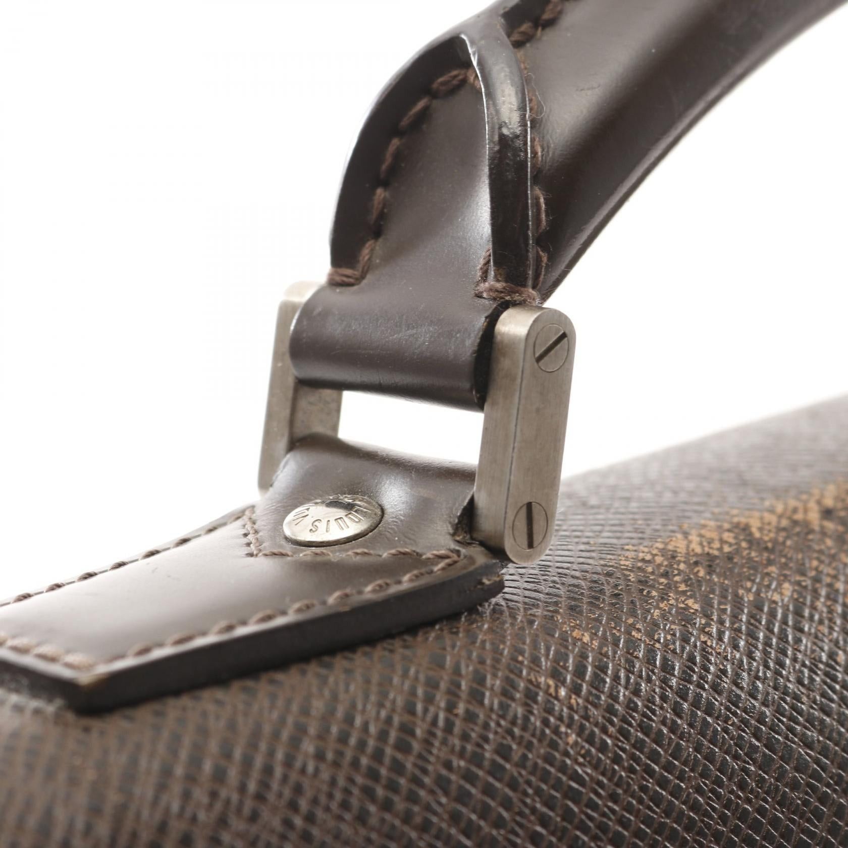Louis Vuitton Louis Vuitton Robusto One Grizzly Bear Taiga Briefcase Business Bag Leather Dark Brown Size ONE SIZE - 9 Thumbnail