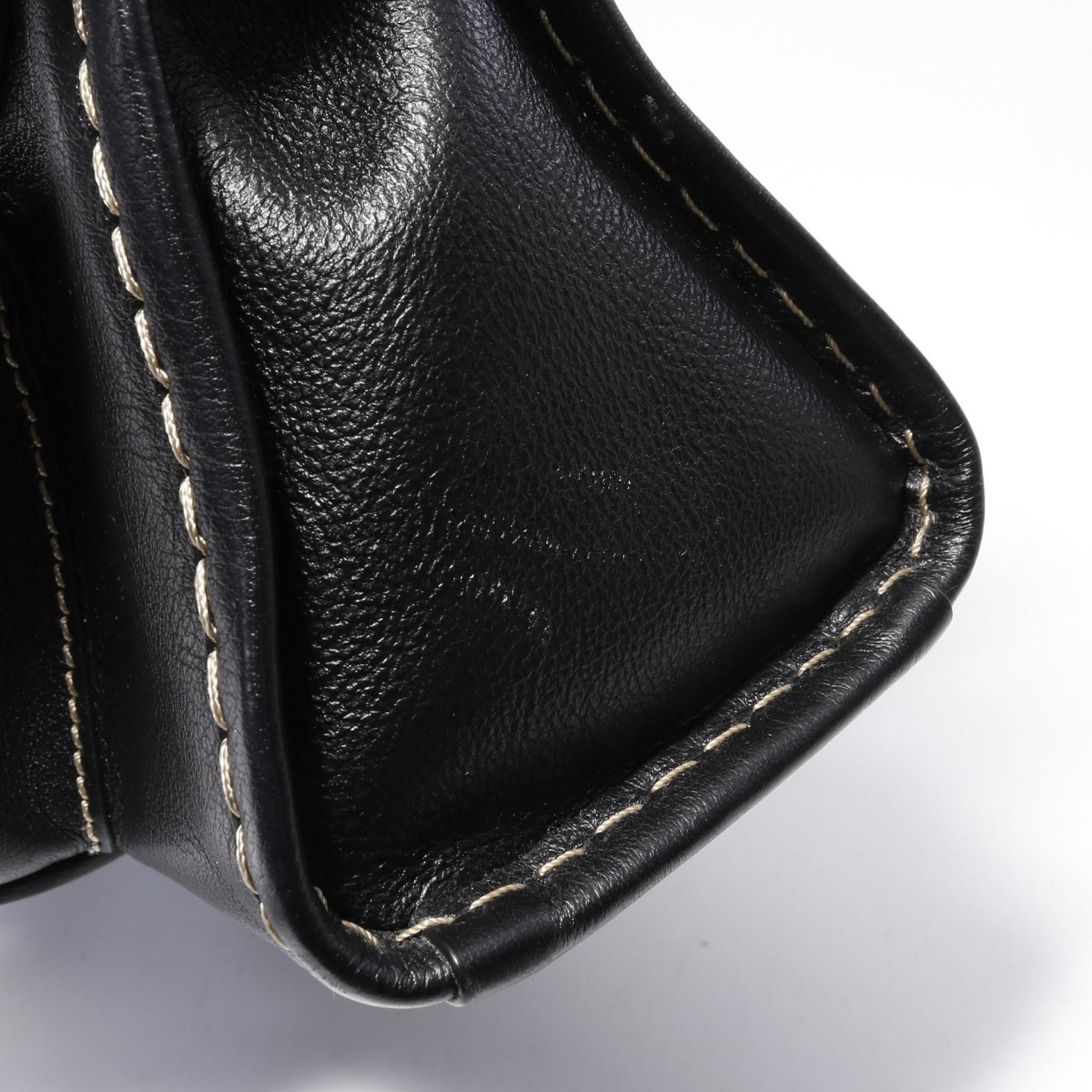 Chloe Chloe Edith Handbag Leather Black Size ONE SIZE - 7 Thumbnail