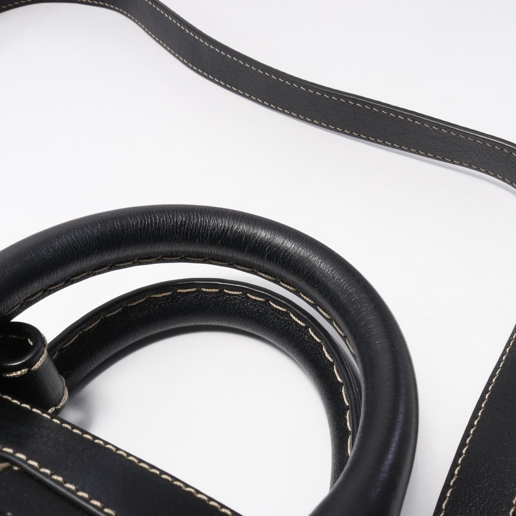 Chloe Chloe Edith Handbag Leather Black Size ONE SIZE - 8 Thumbnail