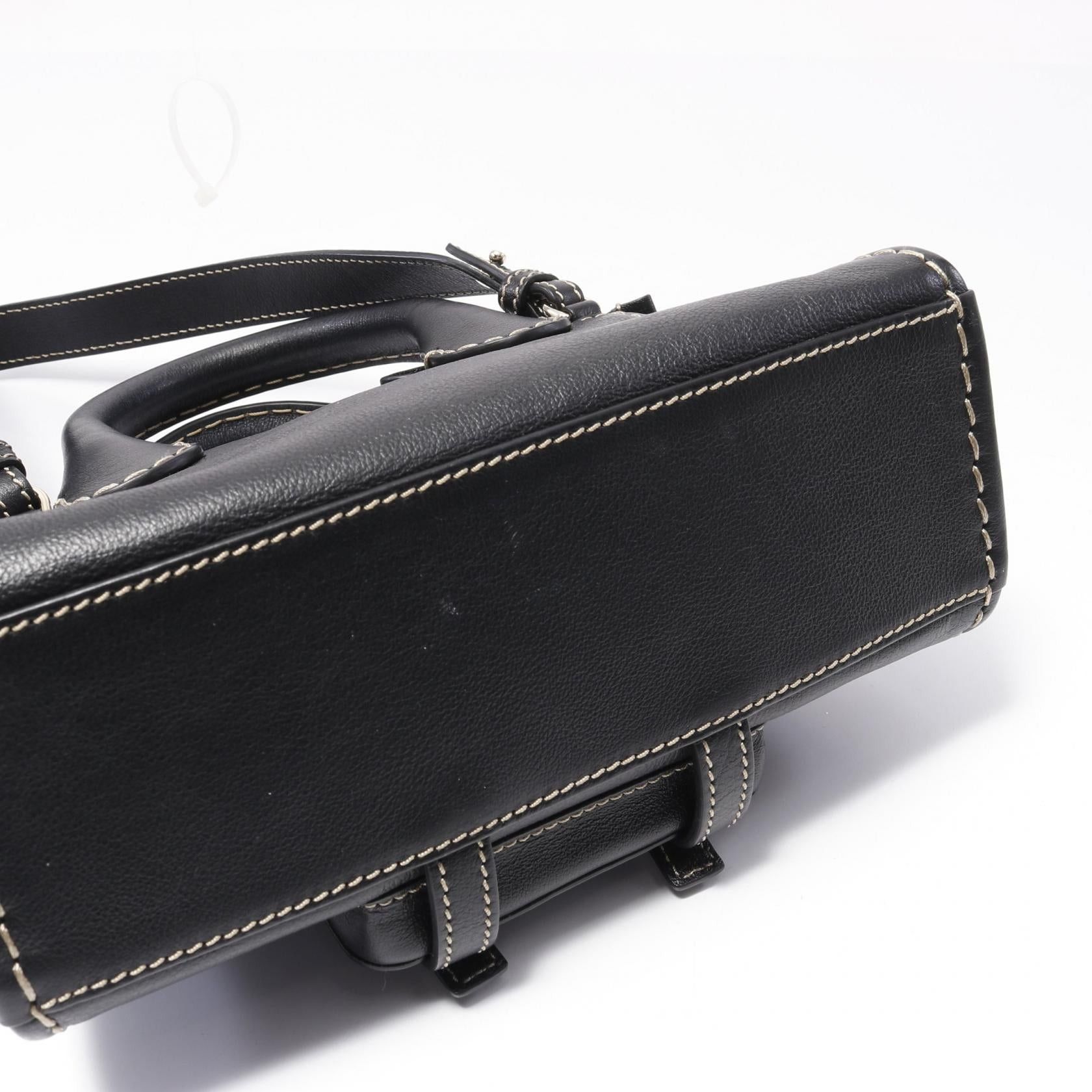 Chloe Chloe Edith Handbag Leather Black Size ONE SIZE - 6 Thumbnail