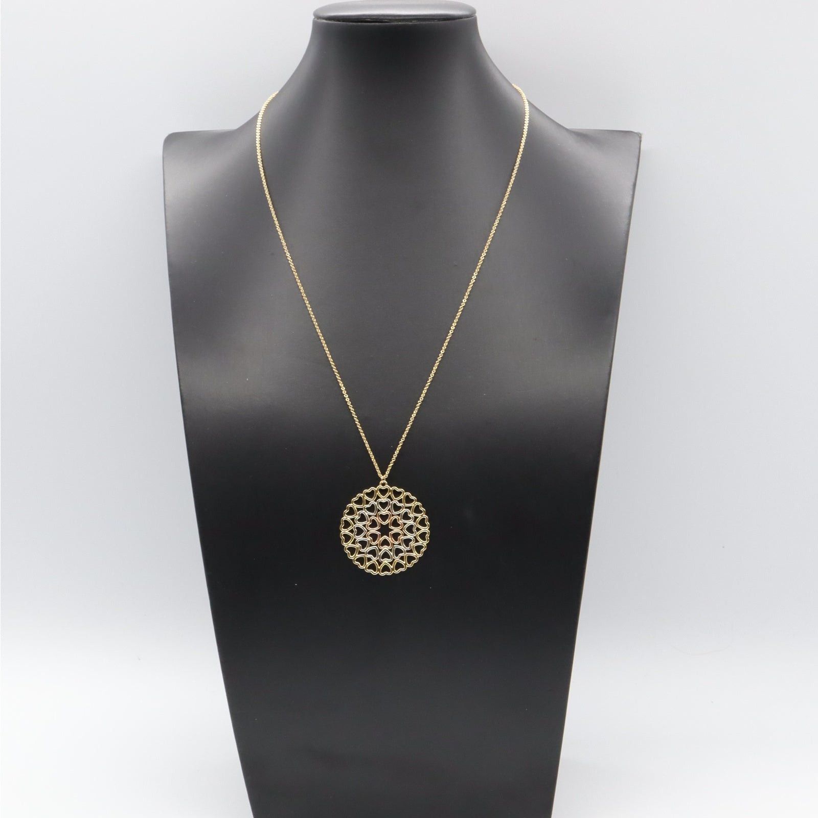 Tiffany & Co. Tiffany Co Crown Of Hearts Necklace K18 (Yellow Gold) K18Wg (White (Pink Gold Size ONE SIZE - 6 Thumbnail