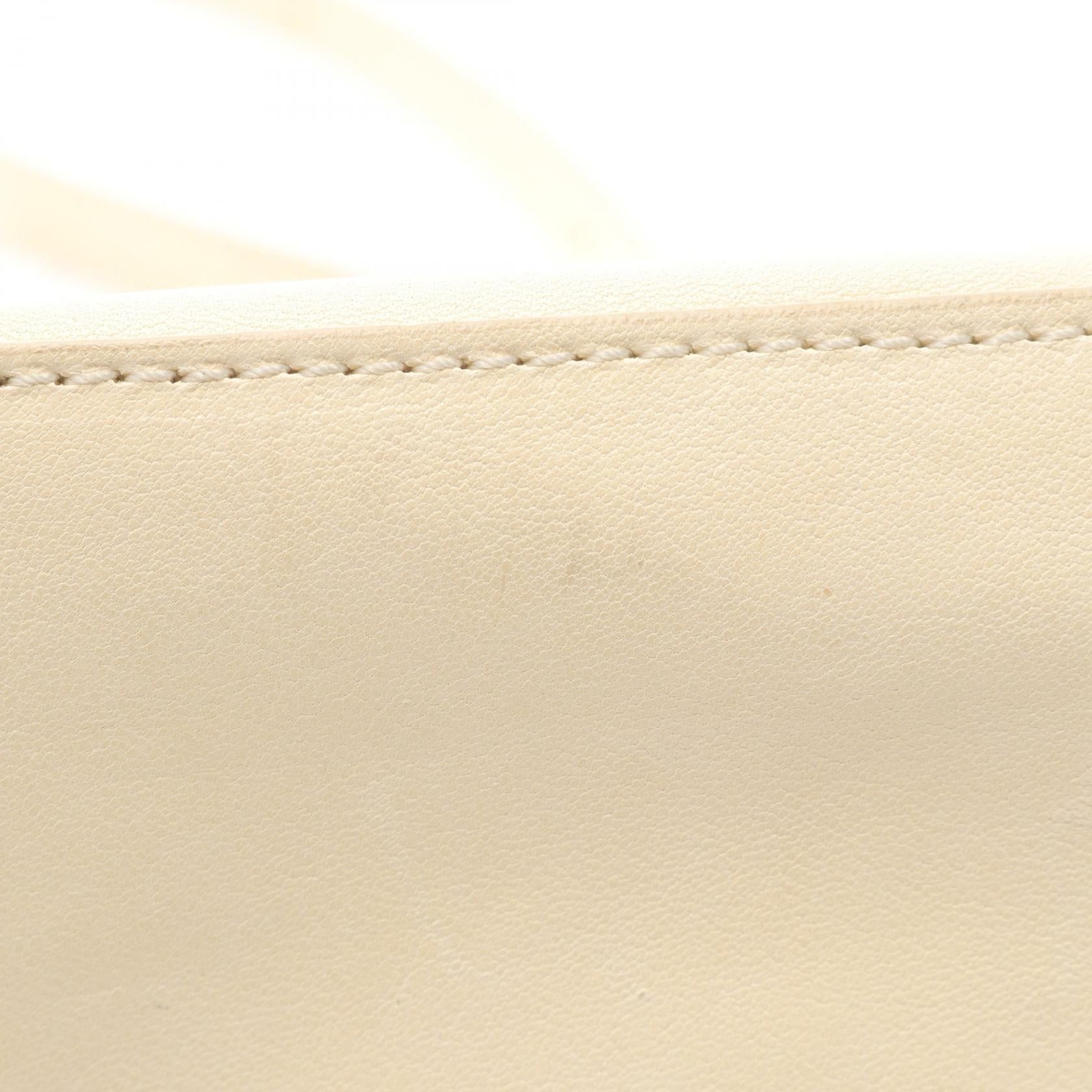 Jimmy Choo Jimmy Choo Sasha S Handbag Tote Bag Leather Ivory Multicolored Star Studs Size ONE SIZE - 5 Thumbnail