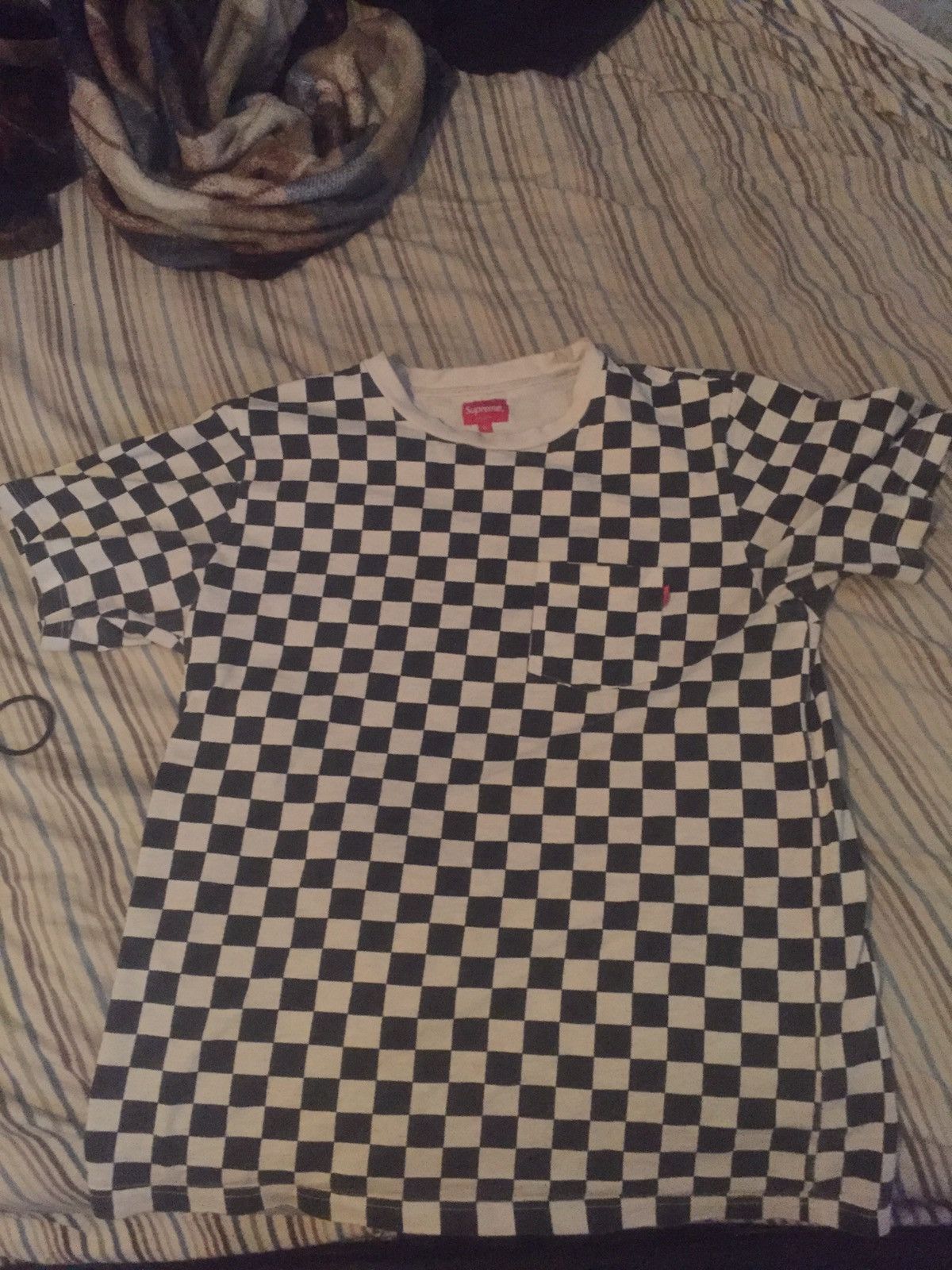 Supreme Supreme Checkered Pocket T Shirt | Grailed