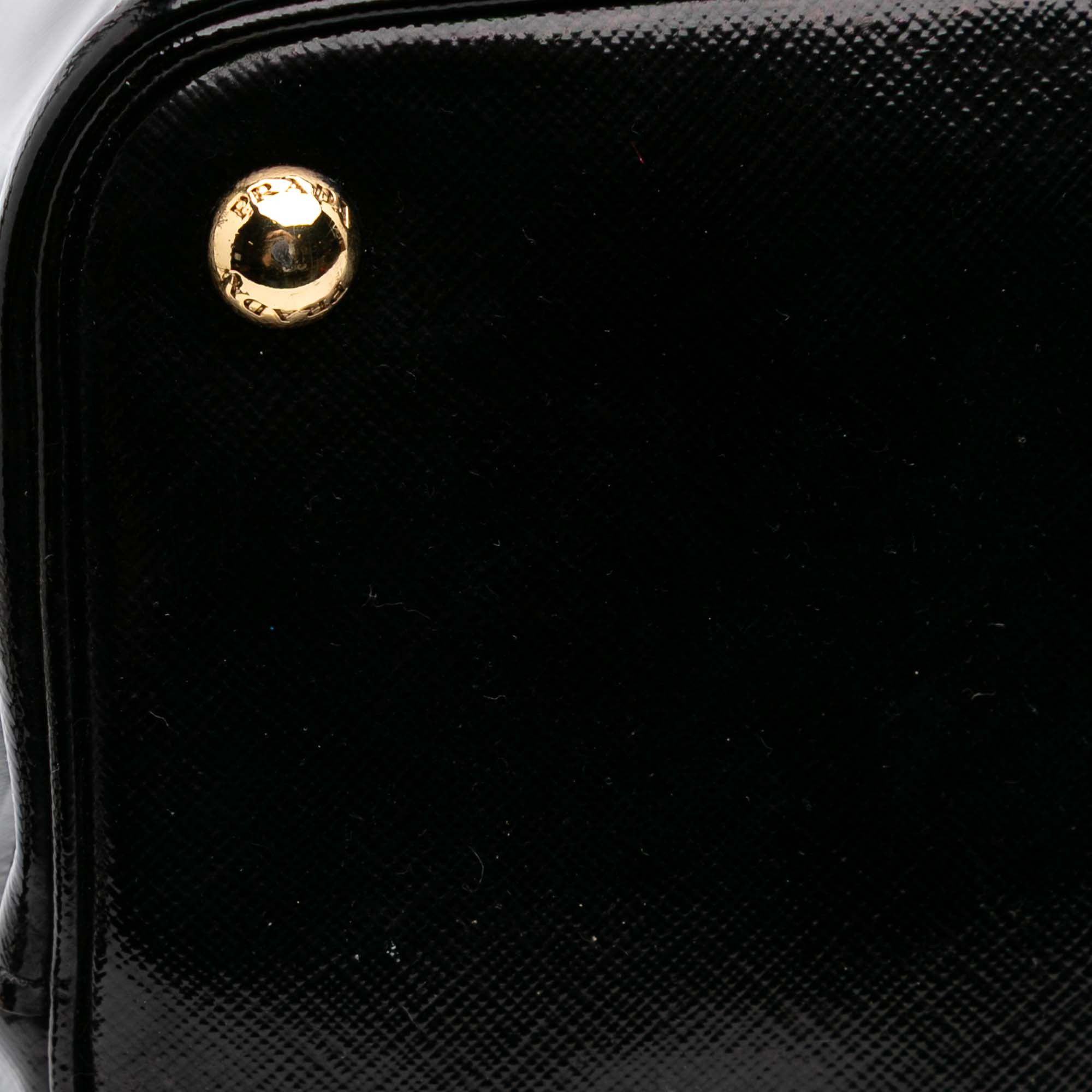 Prada Prada Medium Saffiano Vernice Double Satchel Size ONE SIZE - 8 Thumbnail