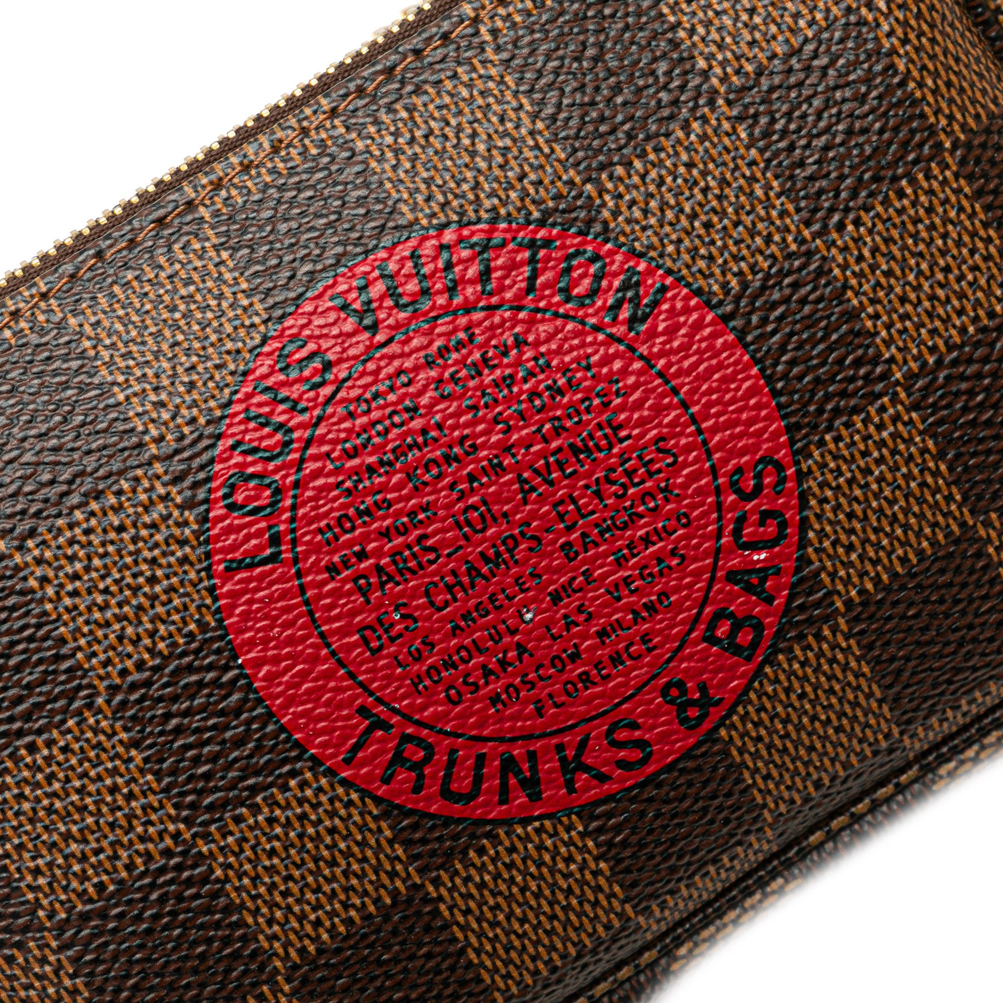 Louis Vuitton Louis Vuitton Damier Ebene Trunks and Bags Mini Pochette Accessoires Size ONE SIZE - 8 Thumbnail