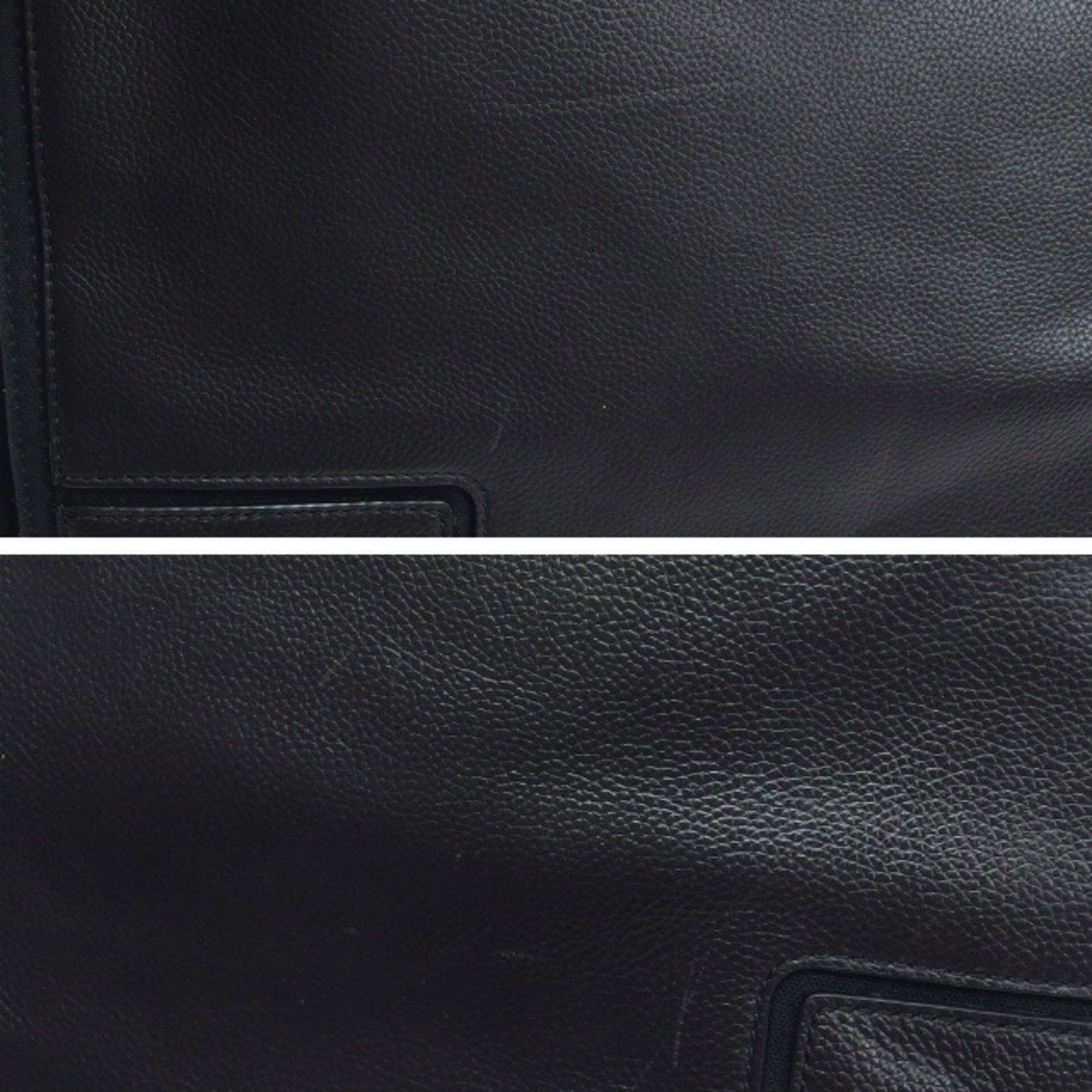 Tory Burch Tory Burch Ella Leather Tote Bag Double T Black Size ONE SIZE - 8 Thumbnail