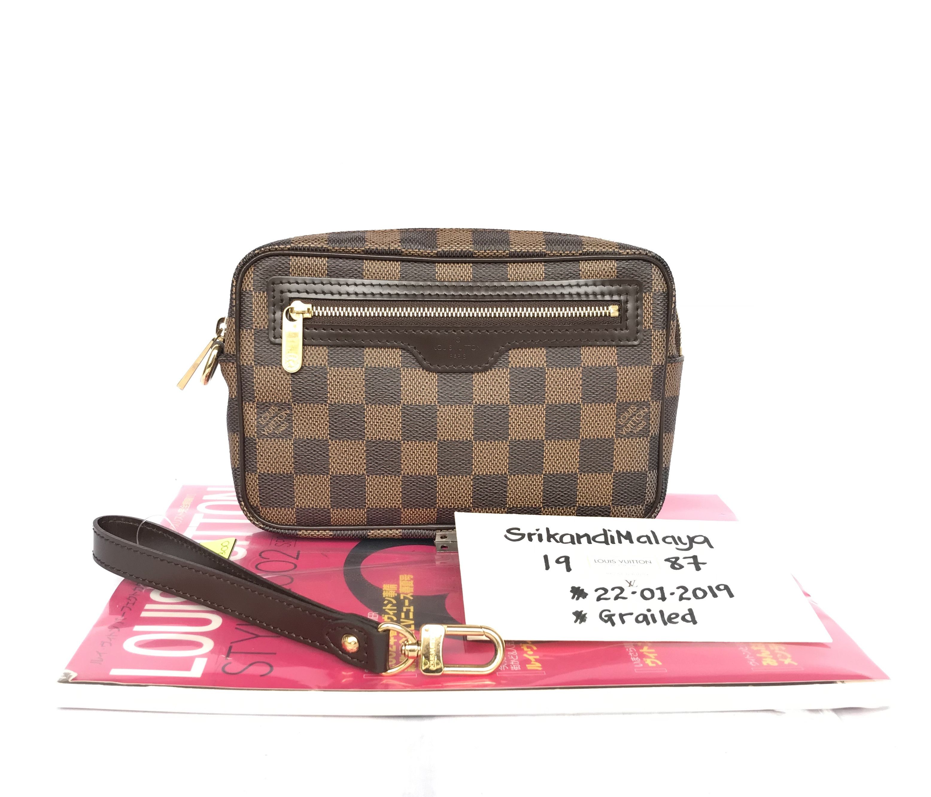 💯 Authentic Louis Vuitton Damier Pochette Billets Macao Clutch Bag,  Luxury, Bags & Wallets on Carousell