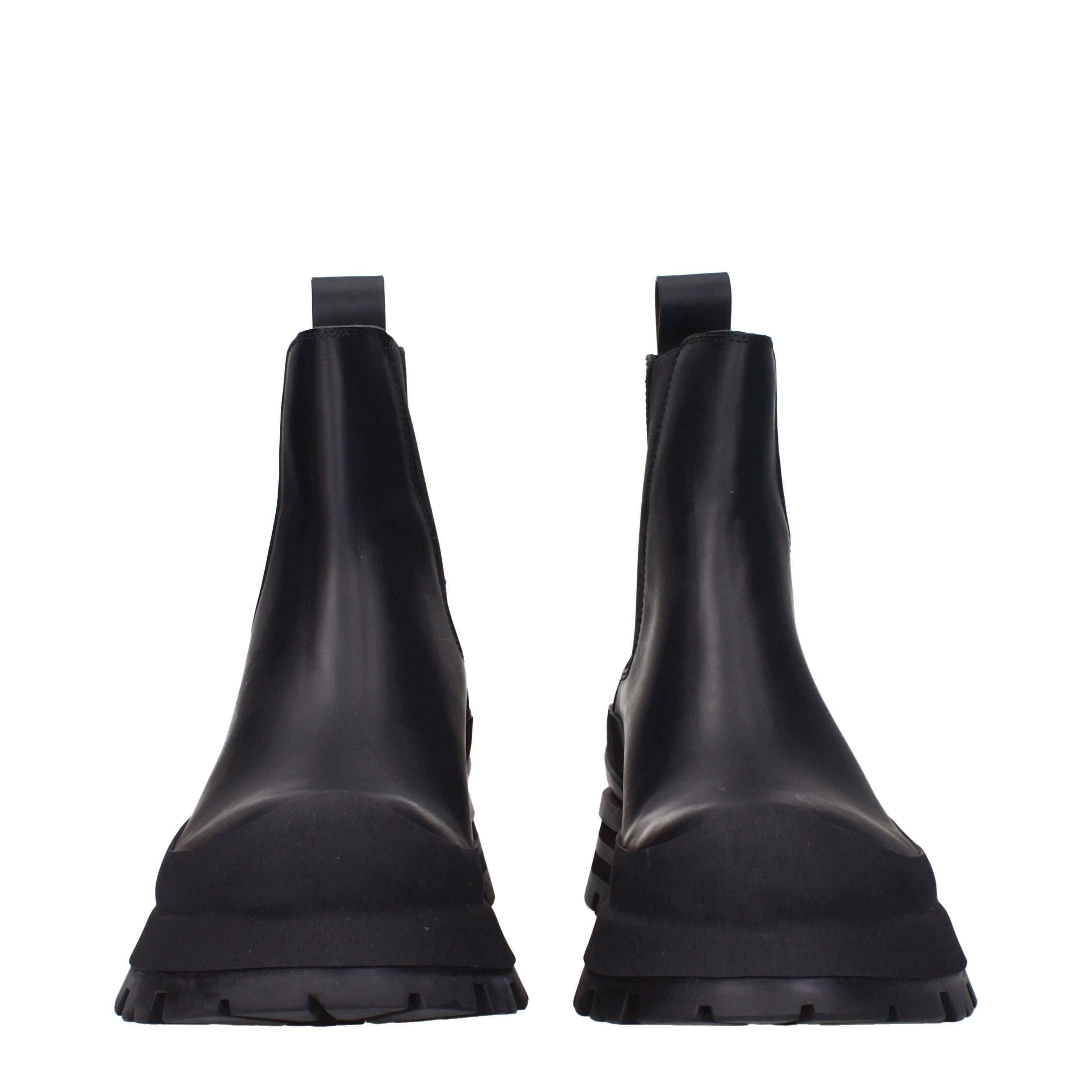 Alexander McQueen Ankle Boots in Leather Size US 8 / EU 41 - 3 Thumbnail