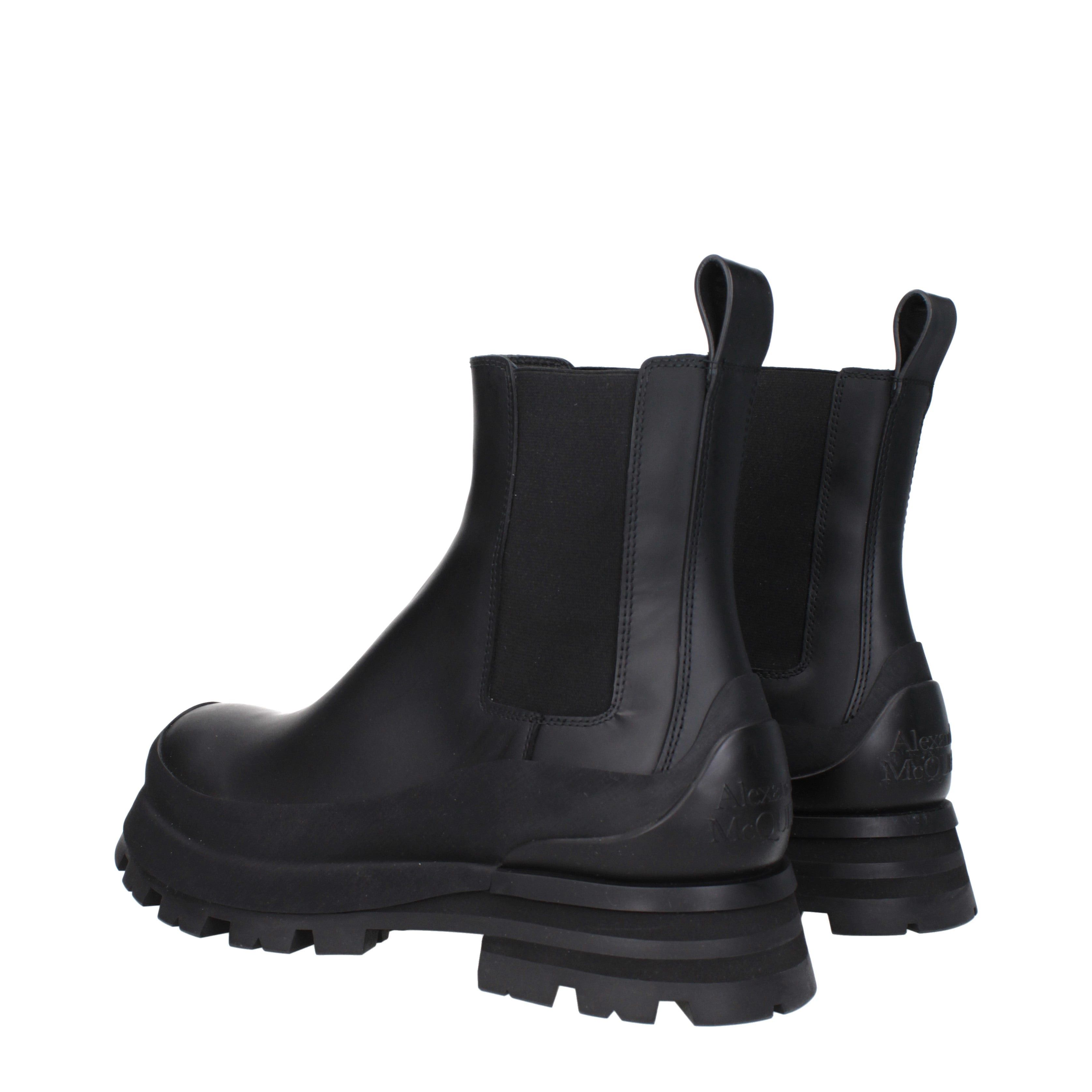 Alexander McQueen Ankle Boots in Leather Size US 8 / EU 41 - 4 Thumbnail