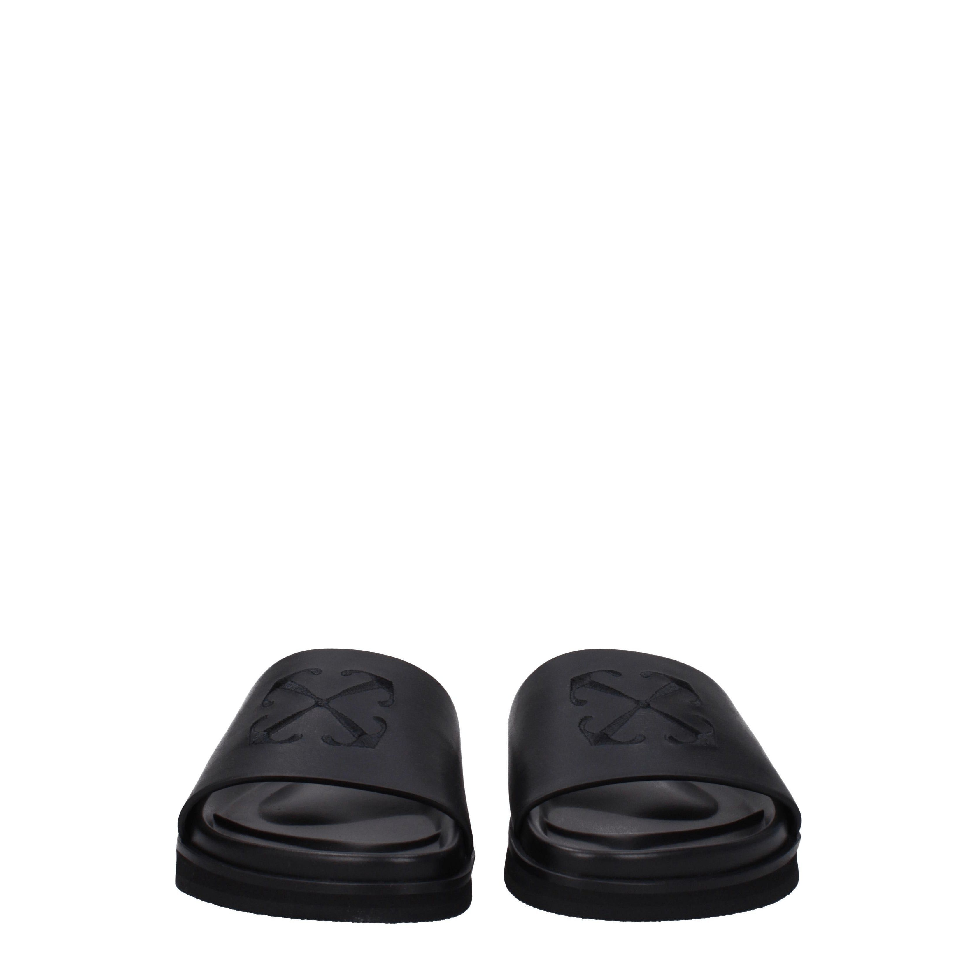 Off-White Slippers in Leather Size US 7 / EU 40 - 3 Thumbnail