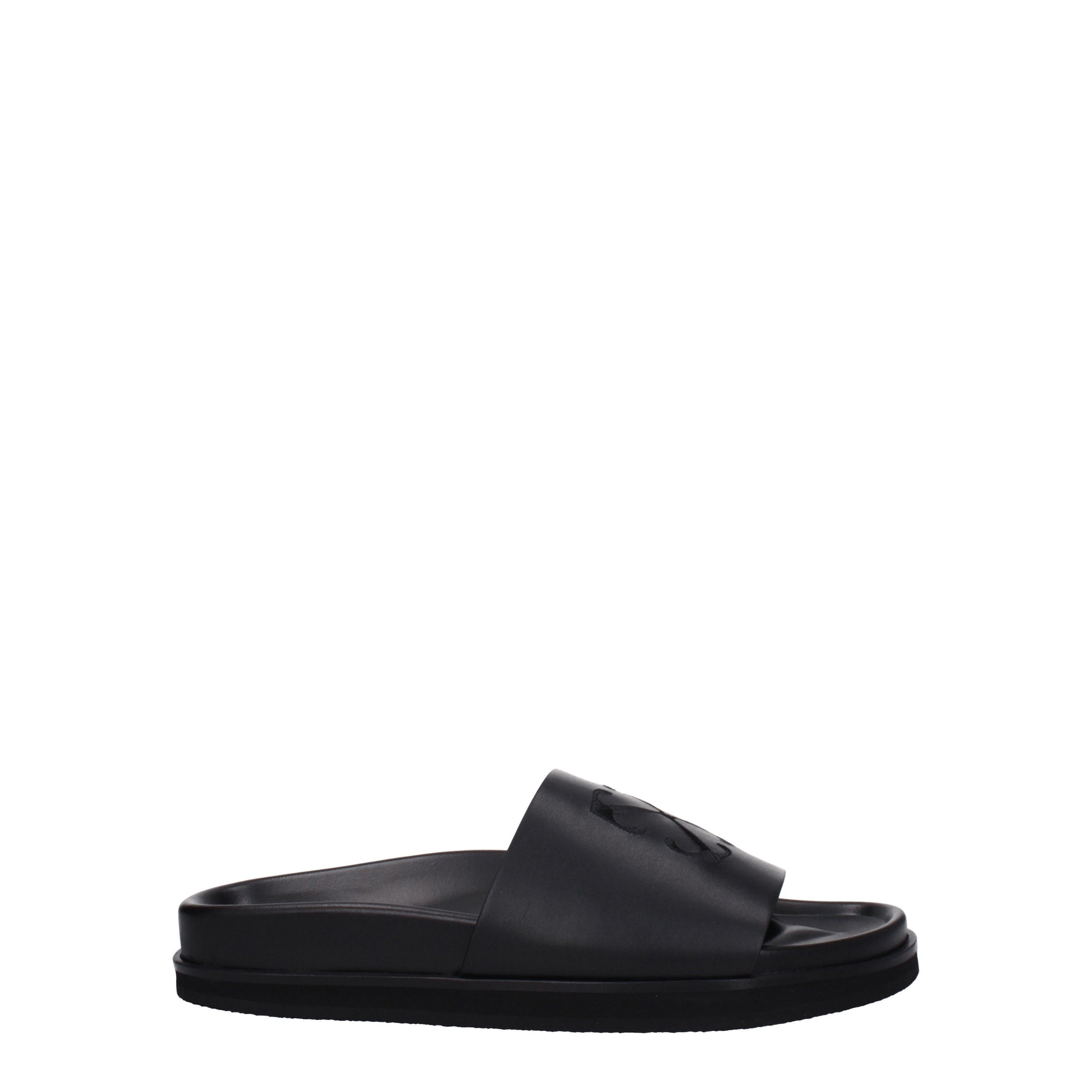 Off-White Slippers in Leather Size US 7 / EU 40 - 2 Thumbnail