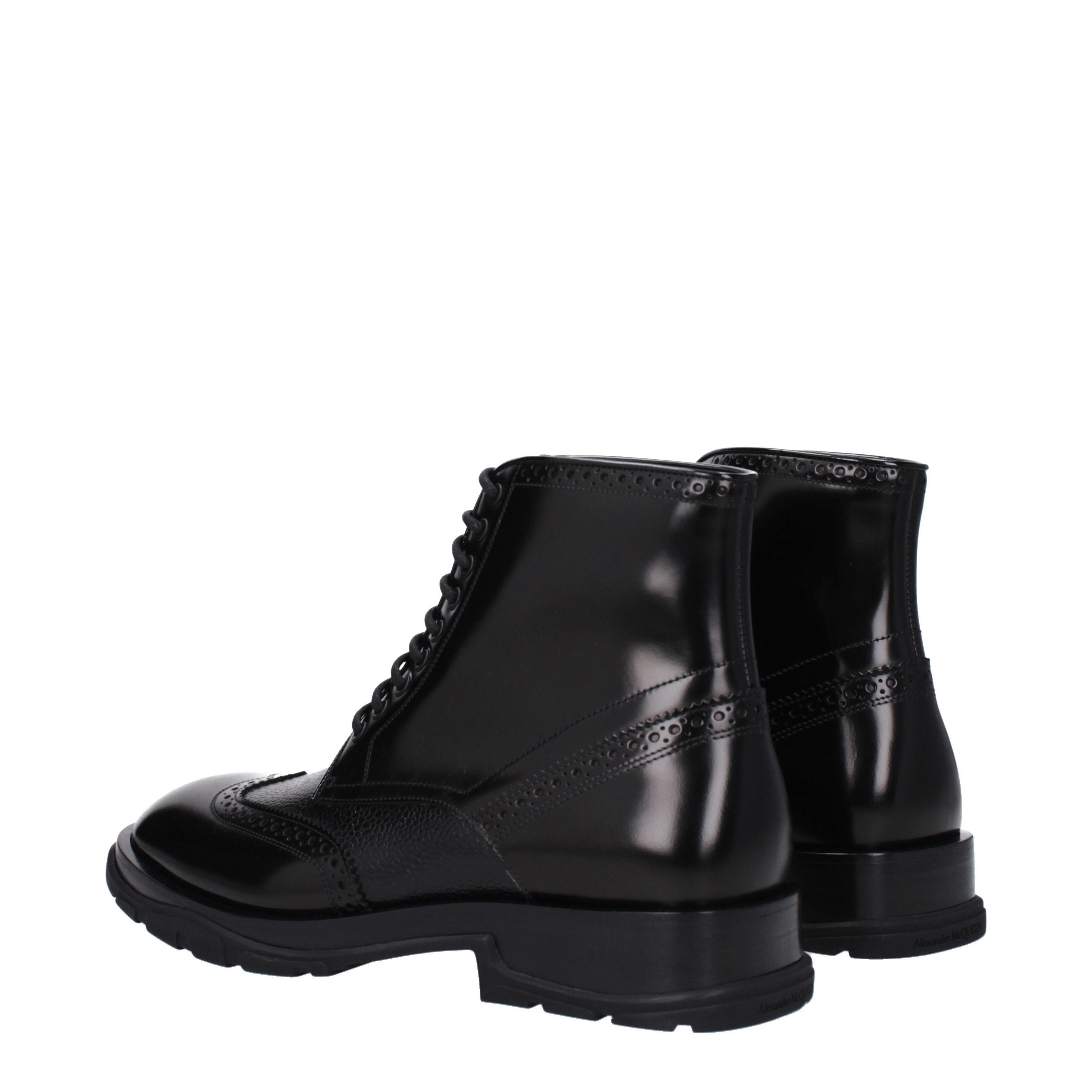 Alexander McQueen Ankle Boots in Leather Size US 8.5 / EU 41-42 - 4 Thumbnail