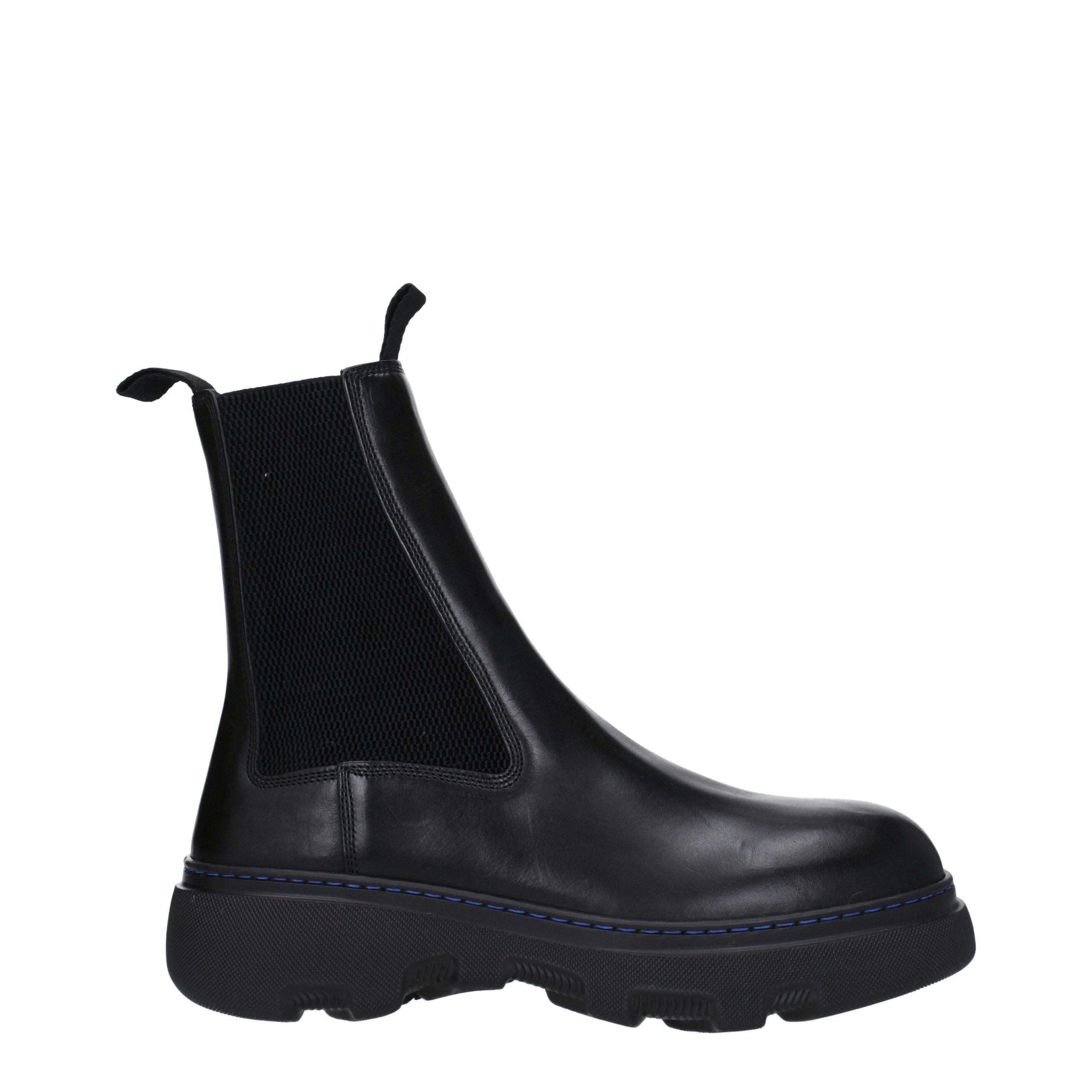 Burberry Ankle Boots in Leather Size US 9 / EU 42 - 2 Thumbnail
