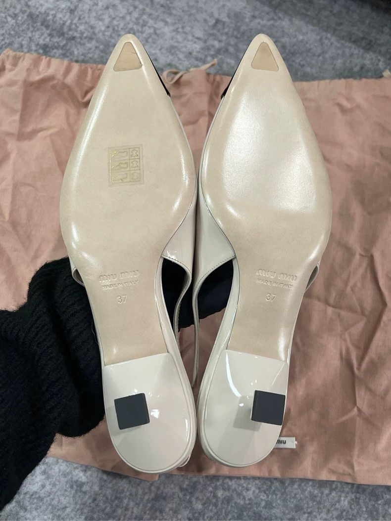 Miu Miu Miu Miu Cat Eye High Heels Size 37-yf Size US 7 / IT 37 - 7 Thumbnail