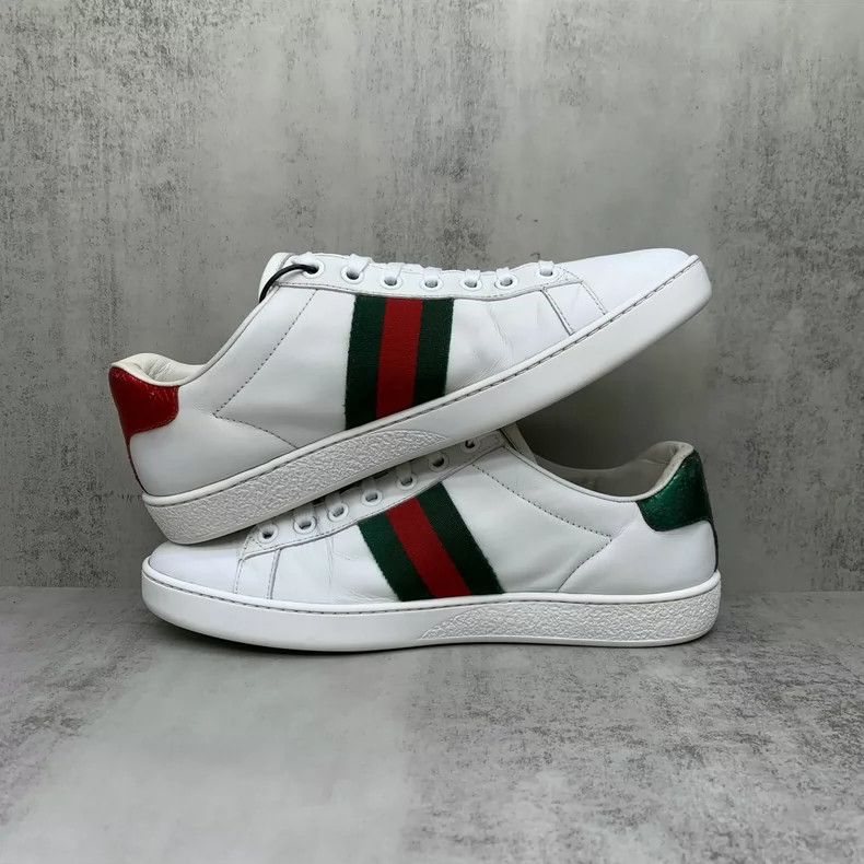 Gucci Gucci White Pearl Studded Sneakers Size 36.5 Size US 6 / IT 36 - 3 Thumbnail